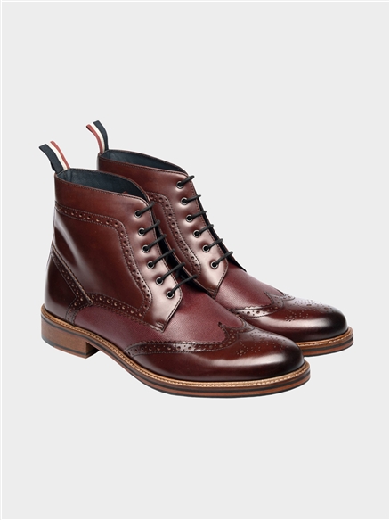 Burgundy sales boots mens