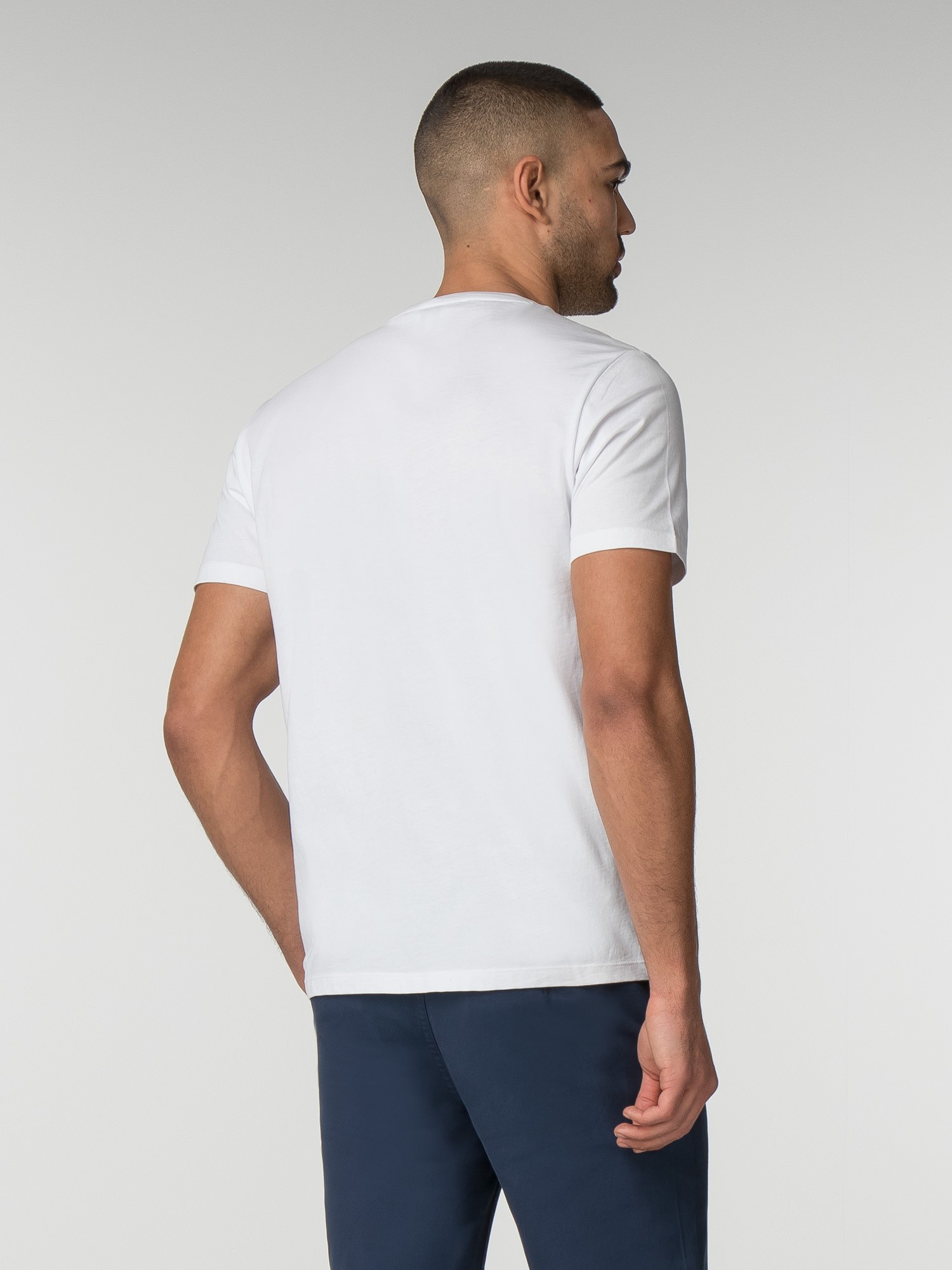 Men's White Classic Target TShirt Ben Sherman Est 1963