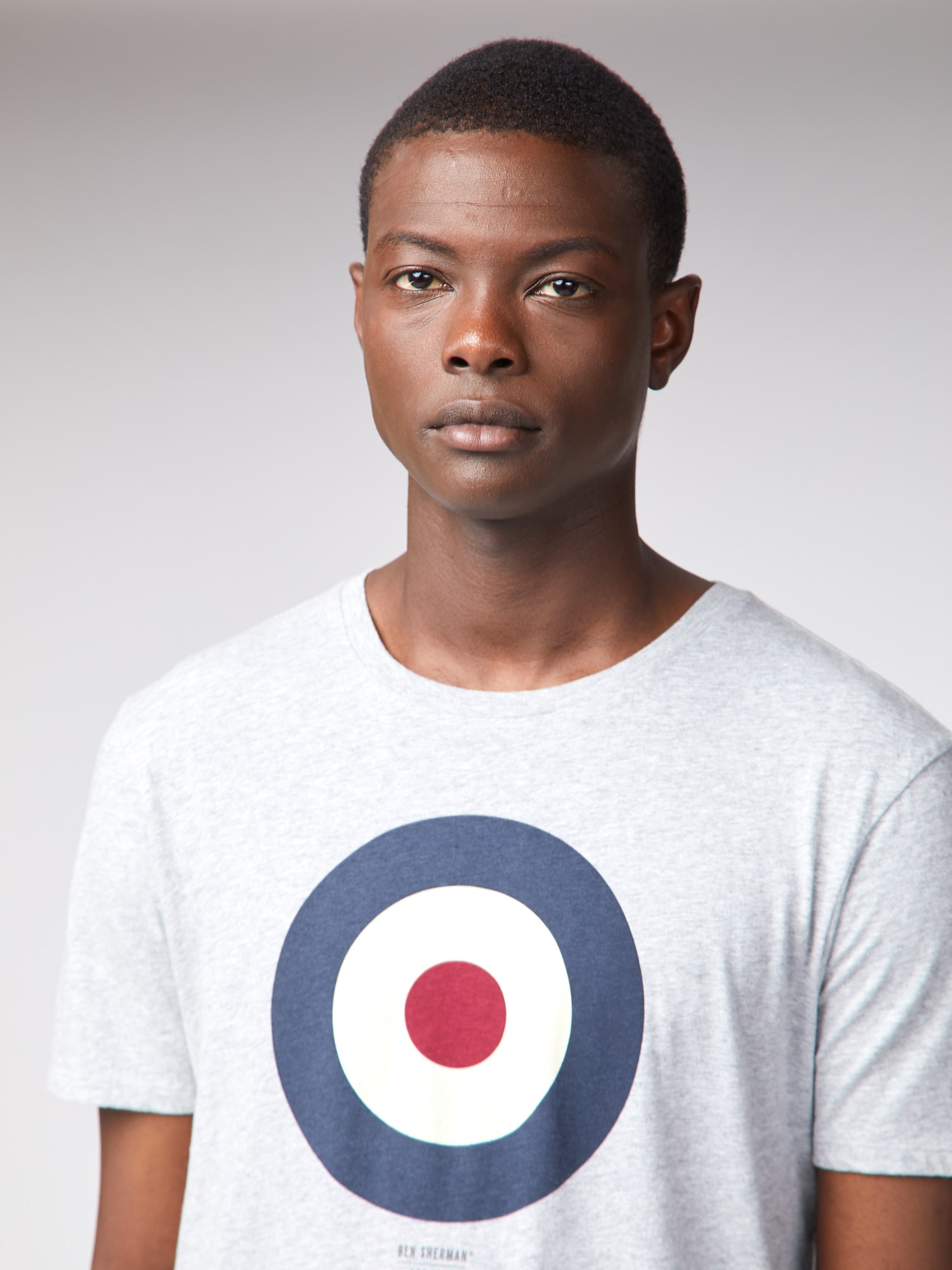 Oxford Grey Marl Target TShirt Ben Sherman Est 1963