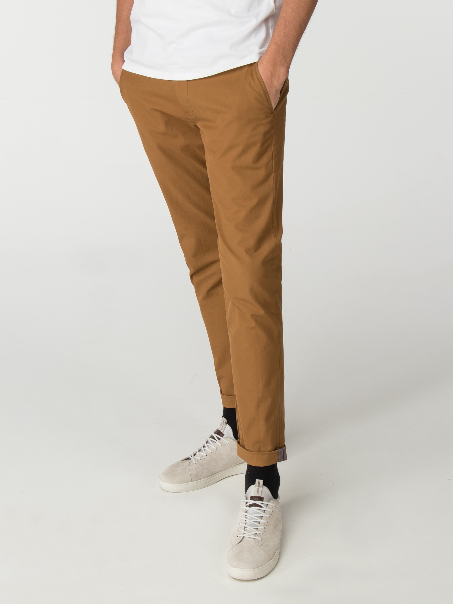 Men's Camel Brown Skinny Stretch Chinos | Ben Sherman | Est 1963