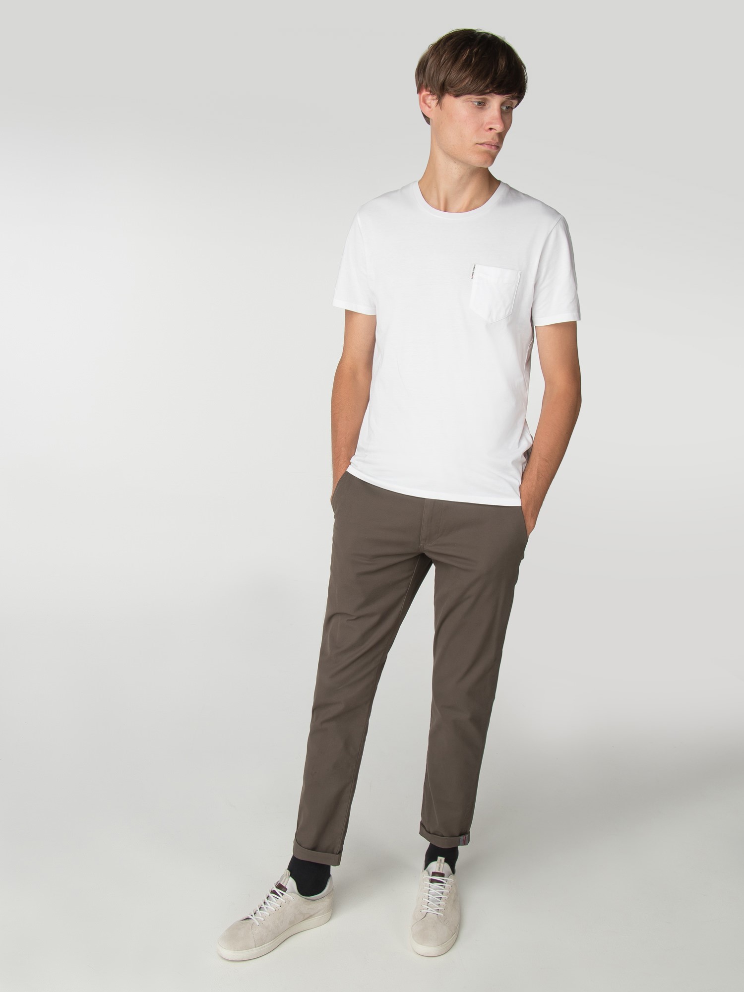 Khaki Skinny Stretch Chino