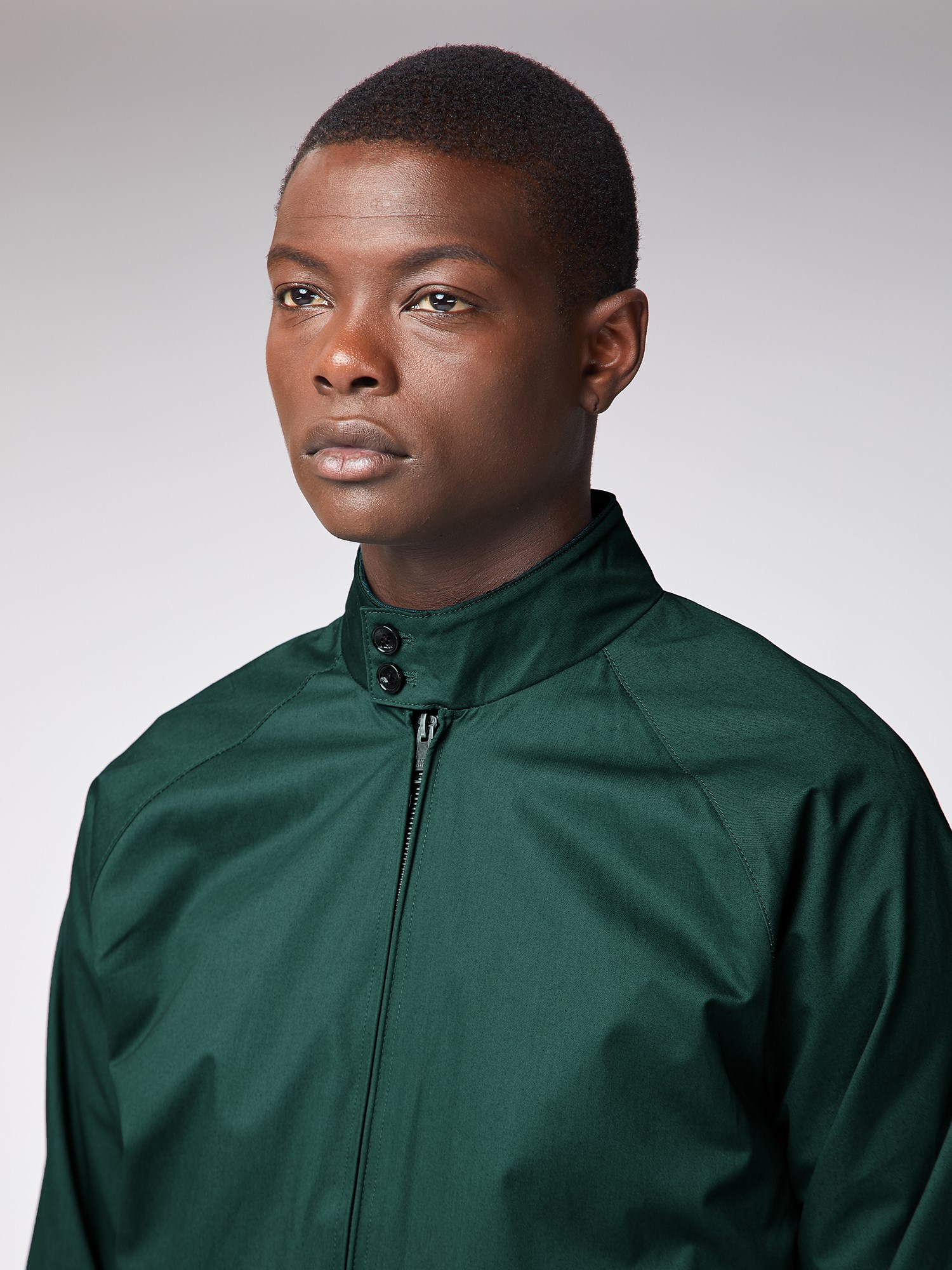 Dark green outlet harrington jacket