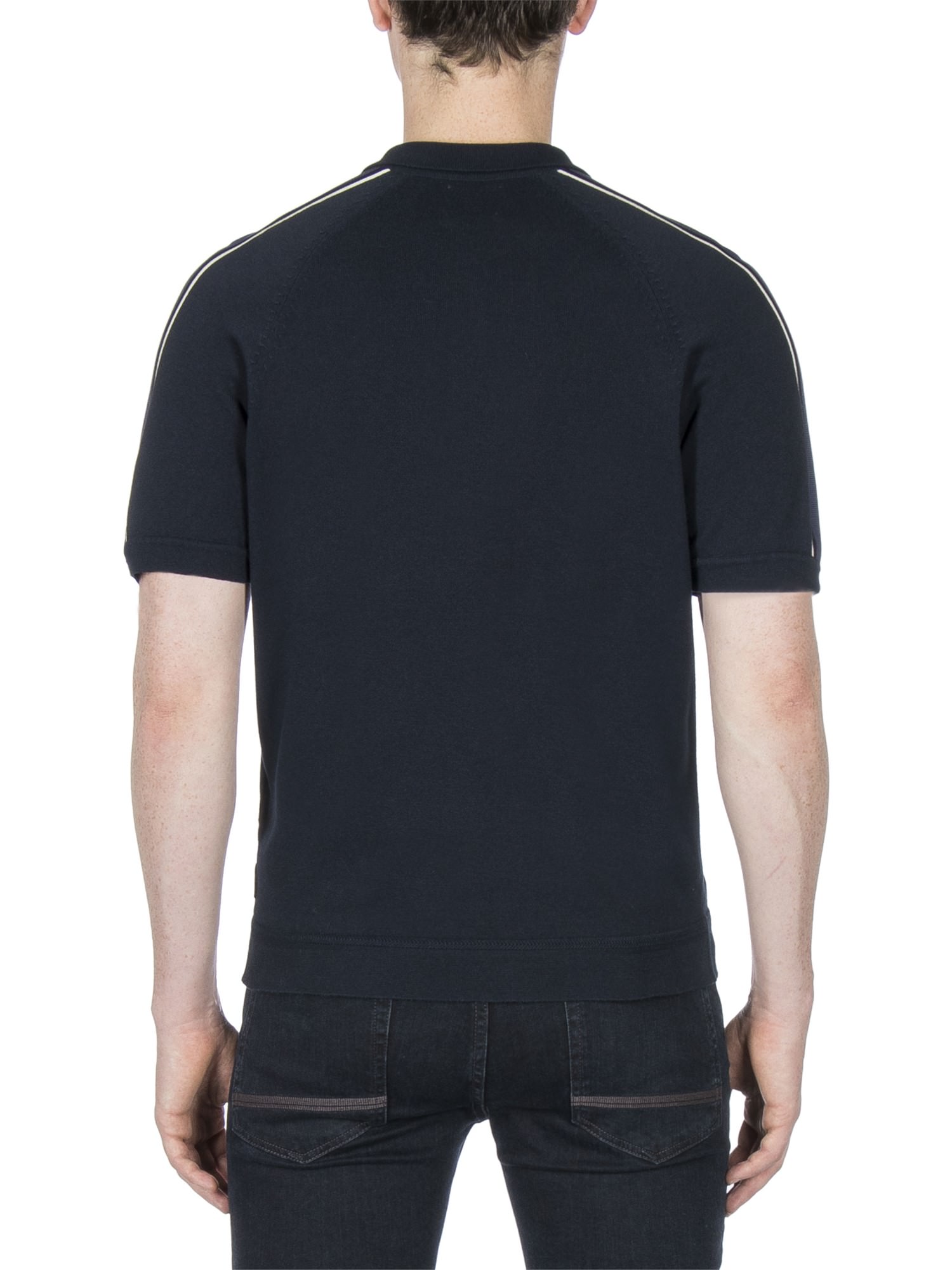 Piped Overarm Polo Shirt