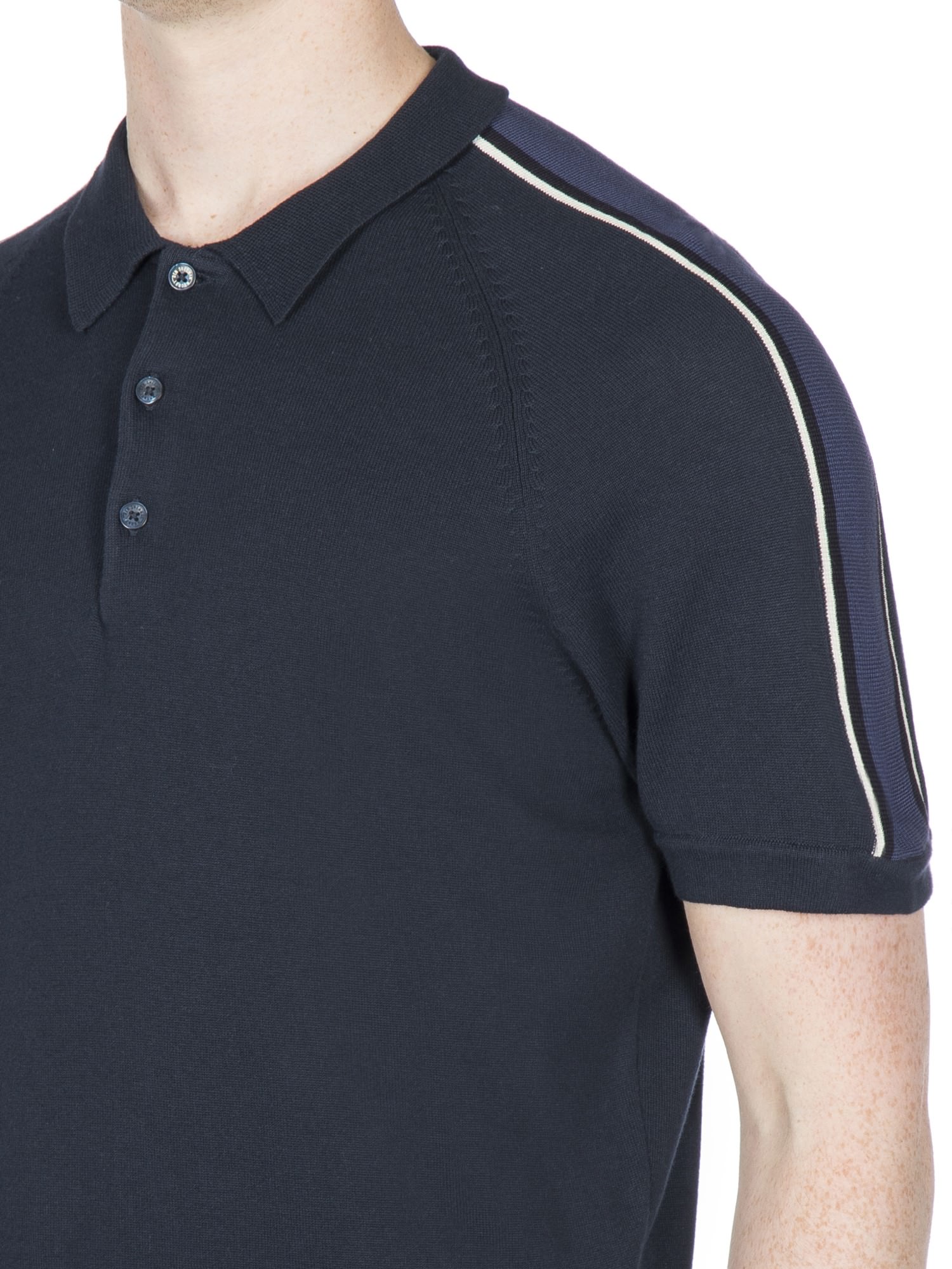 Piped Overarm Polo Shirt