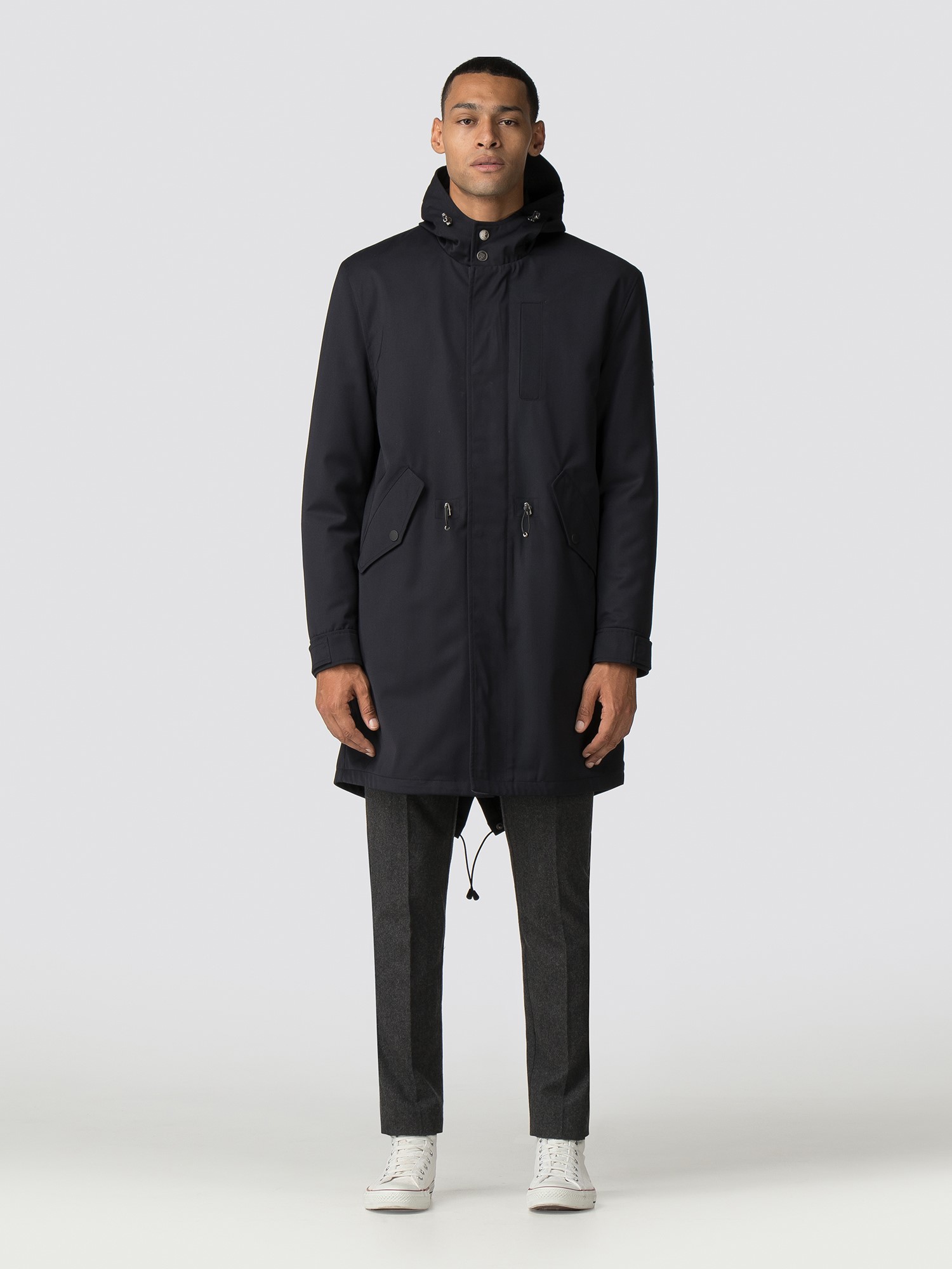 Fishtail Parka Men s Dark Navy Fishtail Parka Ben Sherman