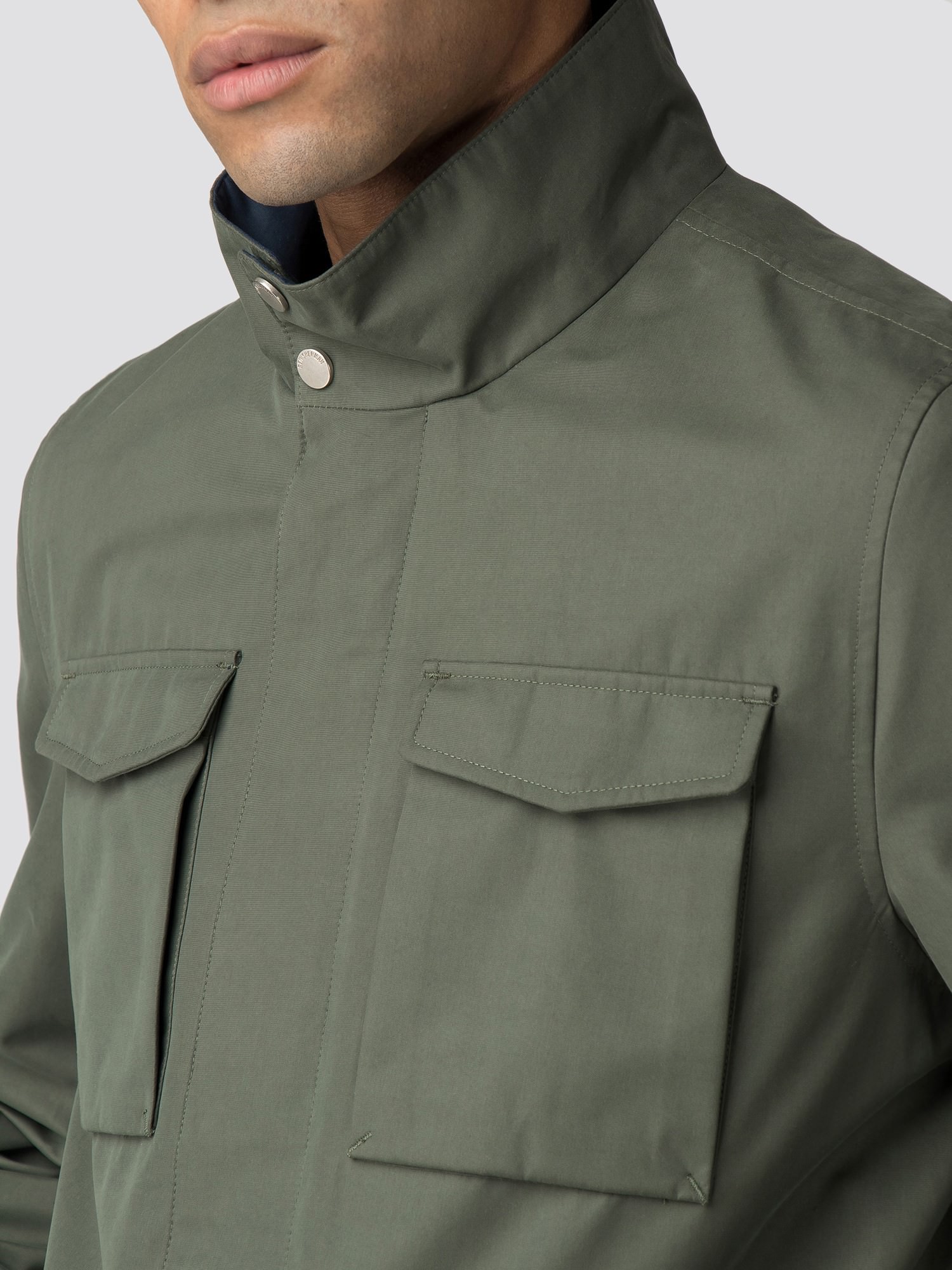 Men's Dark Green 4 Pocket Jacket Ben Sherman Est 1963