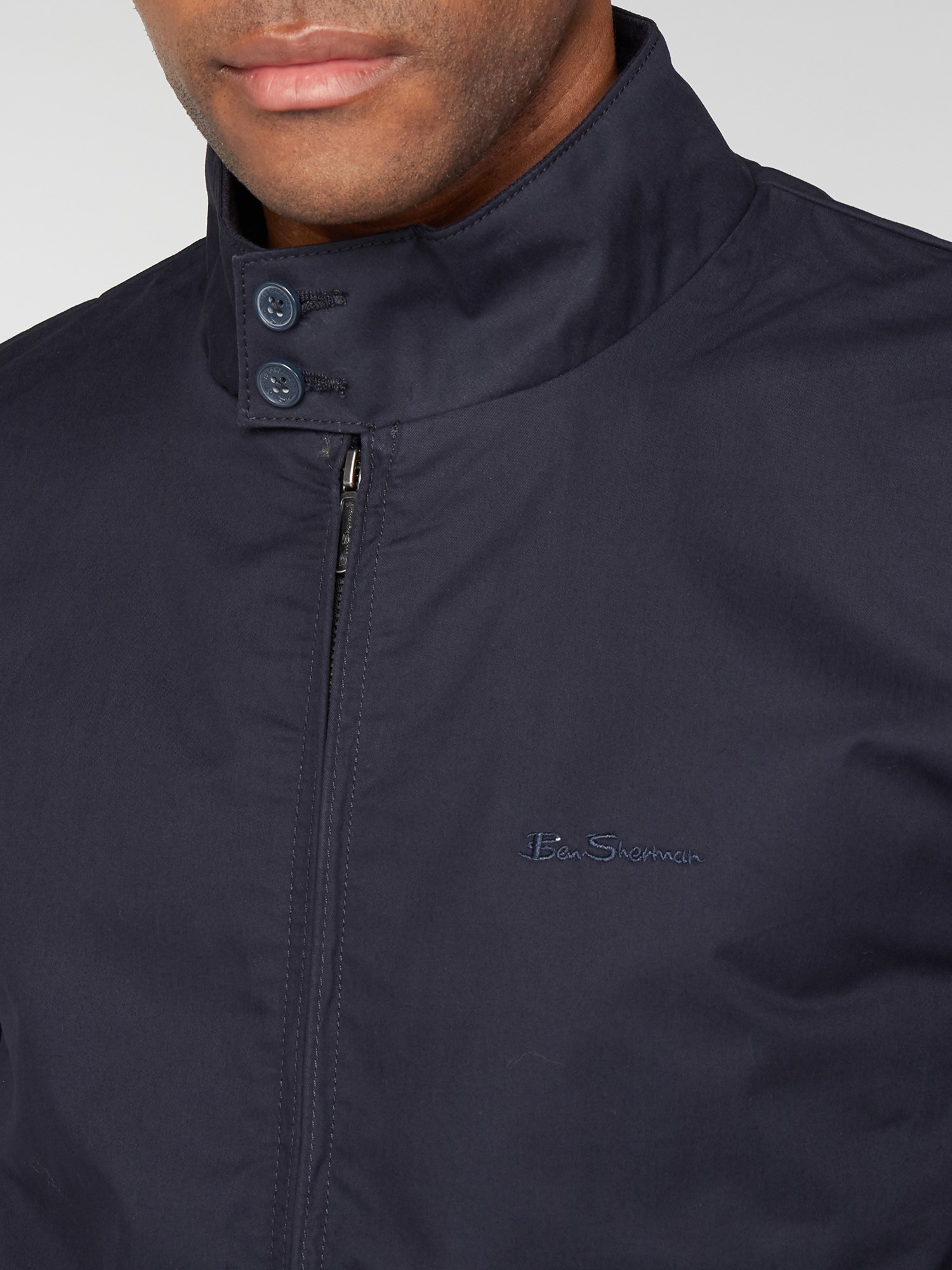 Dark Navy Harrington Jacket | Ben Sherman