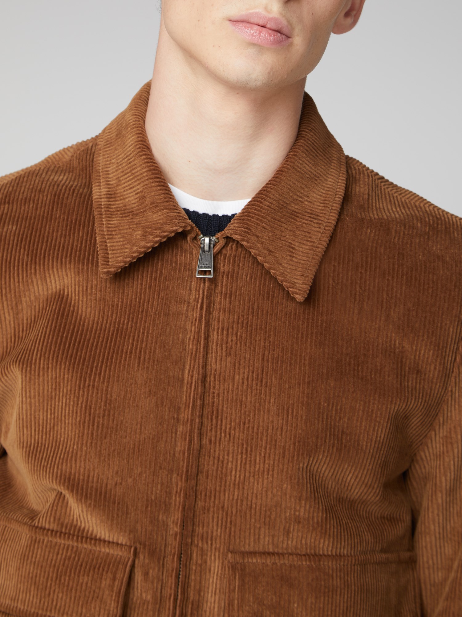 Men's Brown Cord Jacket Autumn Jacket Ben Sherman Est 1963