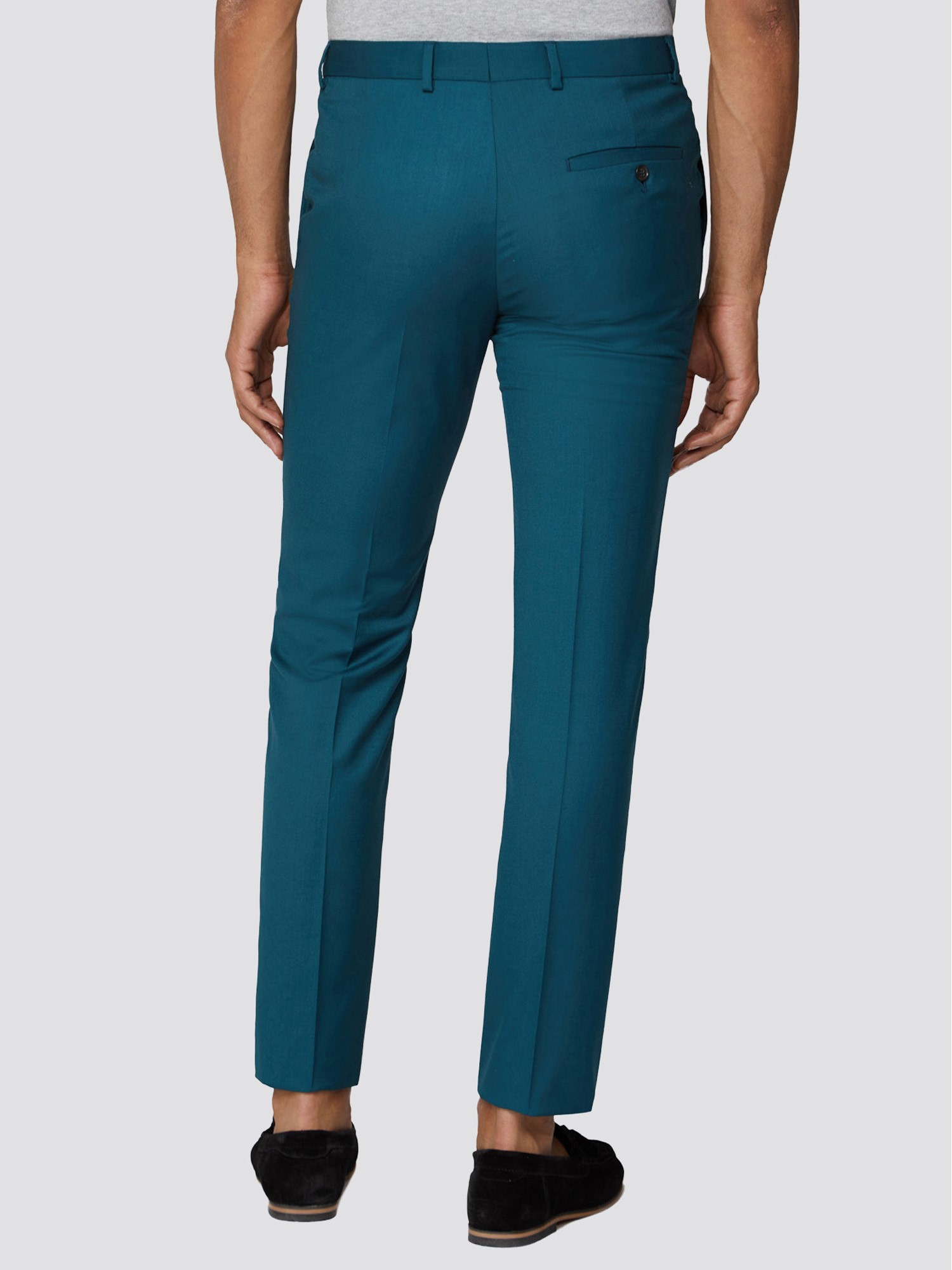 Raymond Formal Trousers  Buy Raymond Checks Dark Teal Trouser Online   Nykaa Fashion