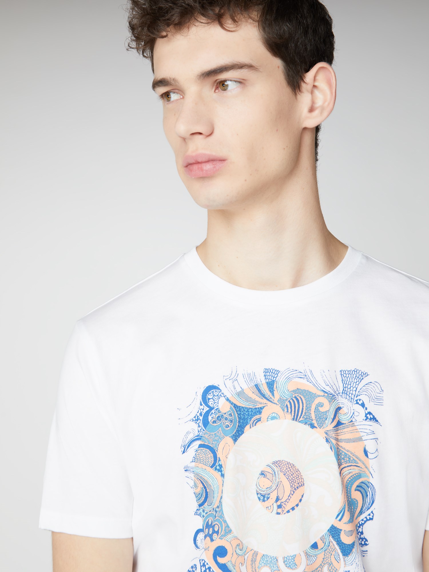 Hero Target Tee White | Ben Sherman