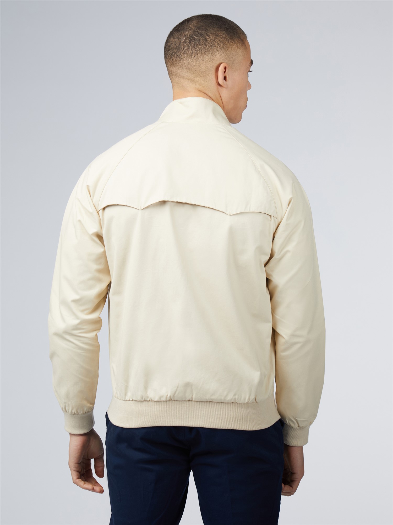 Mens cream 2025 harrington jacket