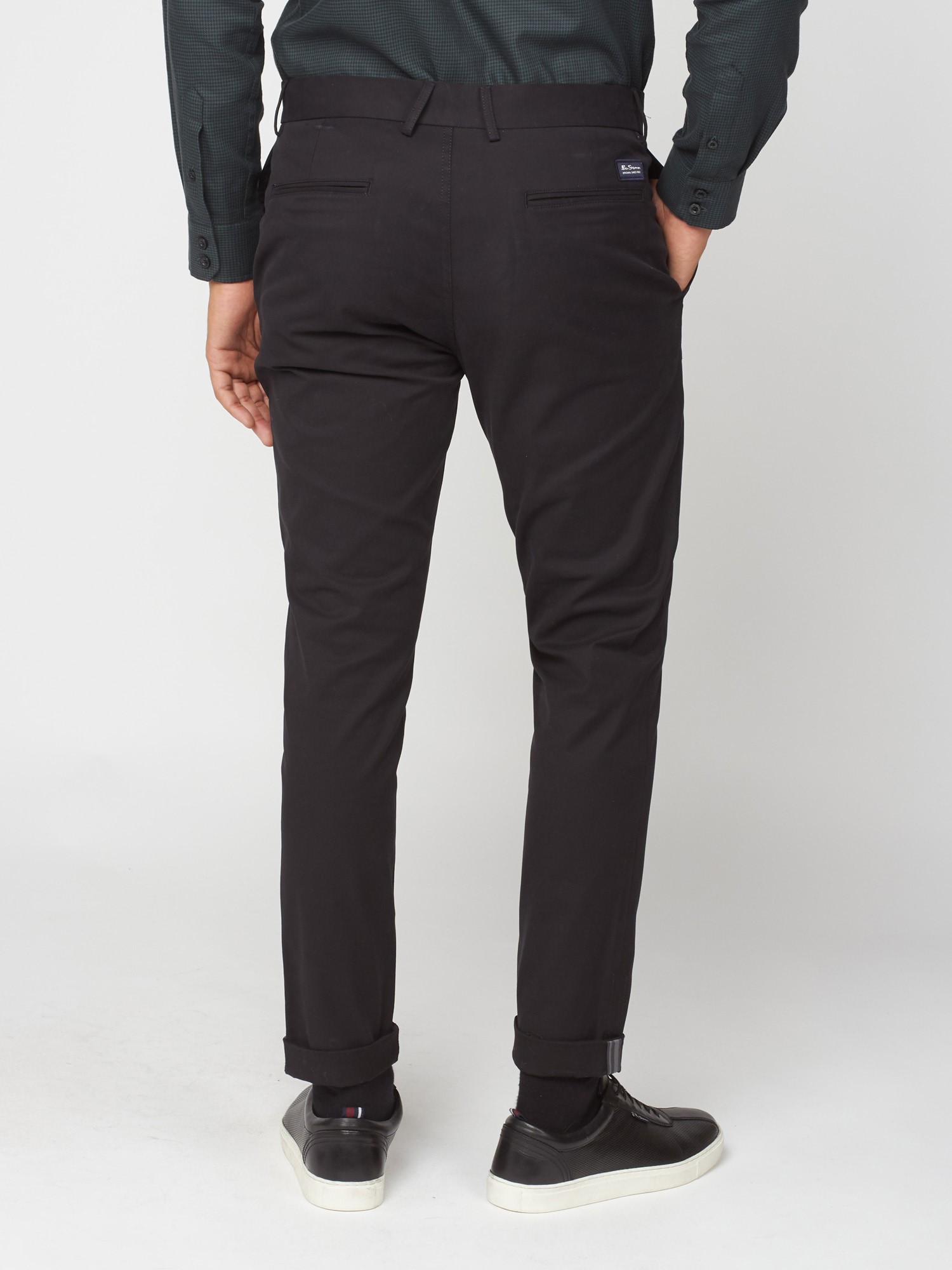 Black Signature Skinny Stretch Chinos | Ben Sherman | Est 1963