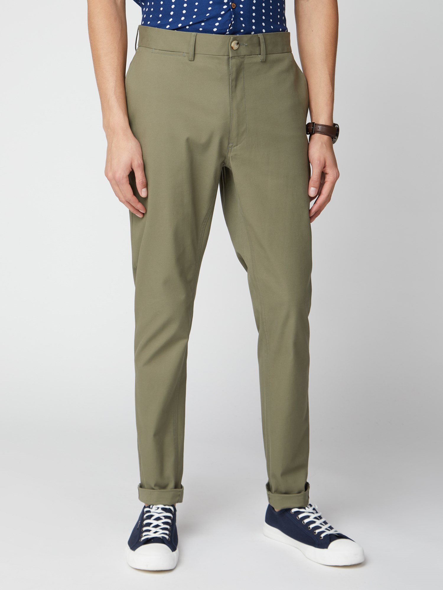 Olive Signature Skinny Stretch Chinos | Ben Sherman | Est 1963