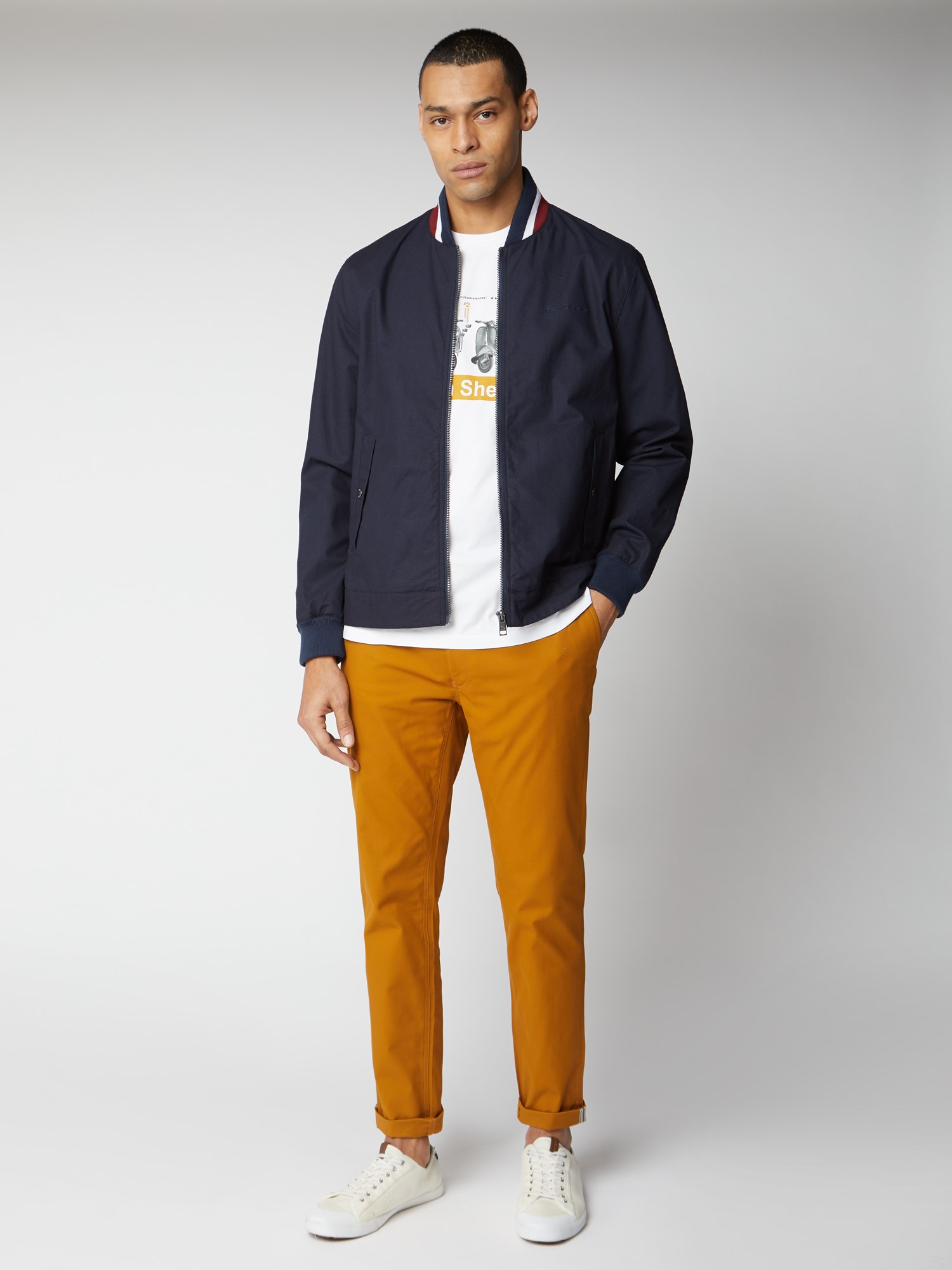 Signature Slim Fit Stretch Gold Chinos | Ben Sherman | Est 1963