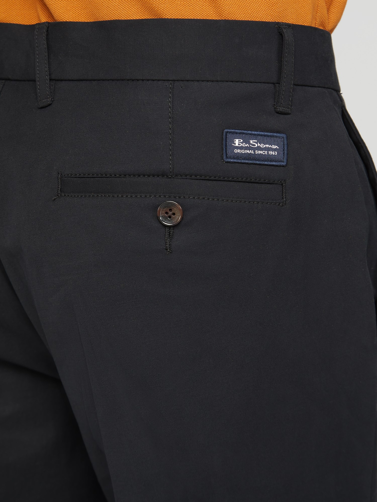 Signature Stretch Black Chino Shorts | Ben Sherman | Est 1963