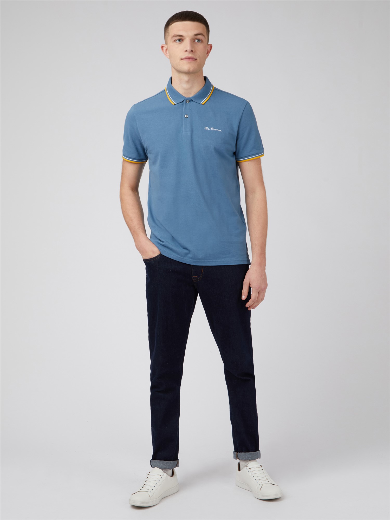Signature Polo - Blue Shadow