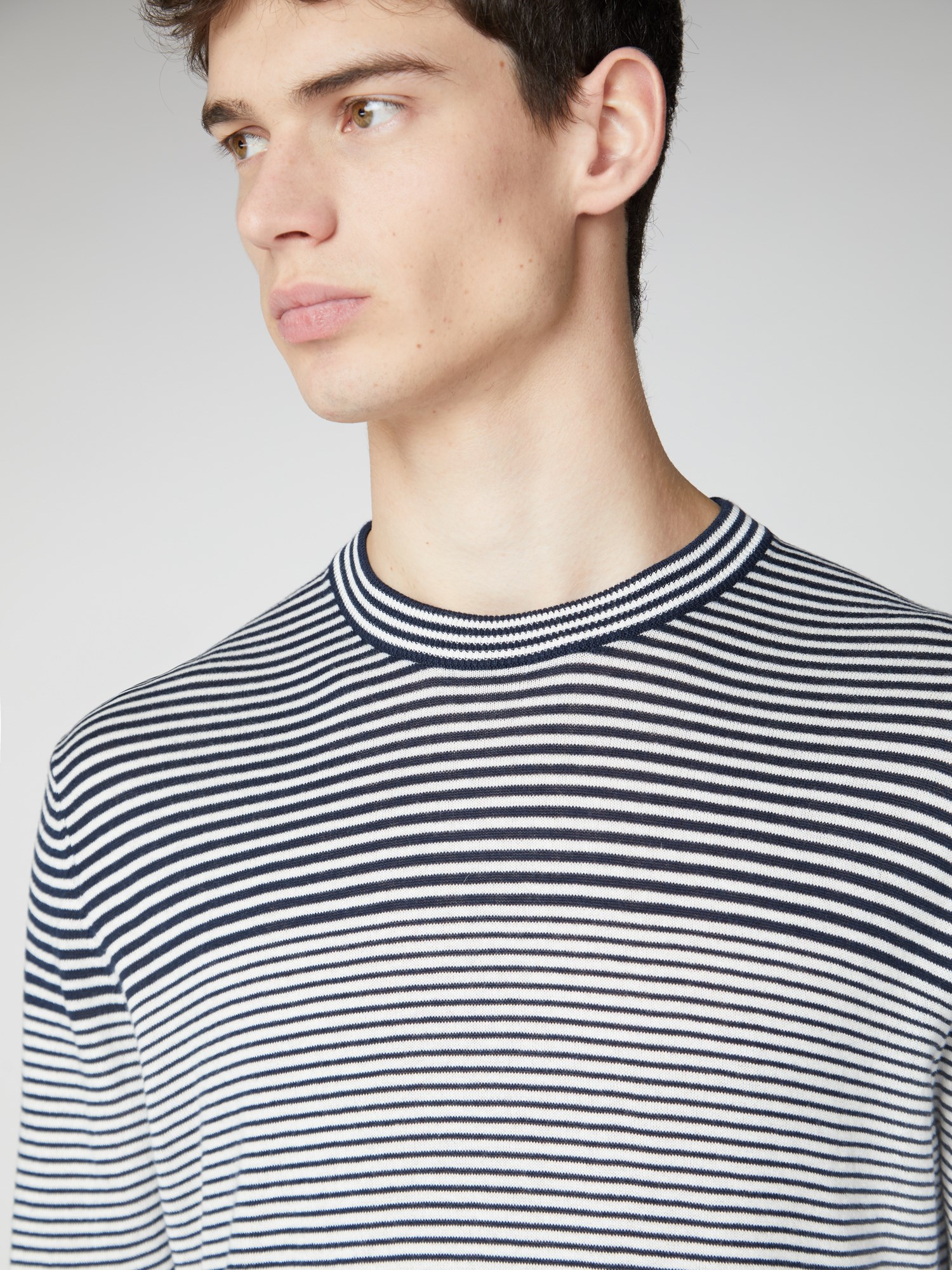 Breton Striped Crew Neck Jumper | Ben Sherman | Est 1963