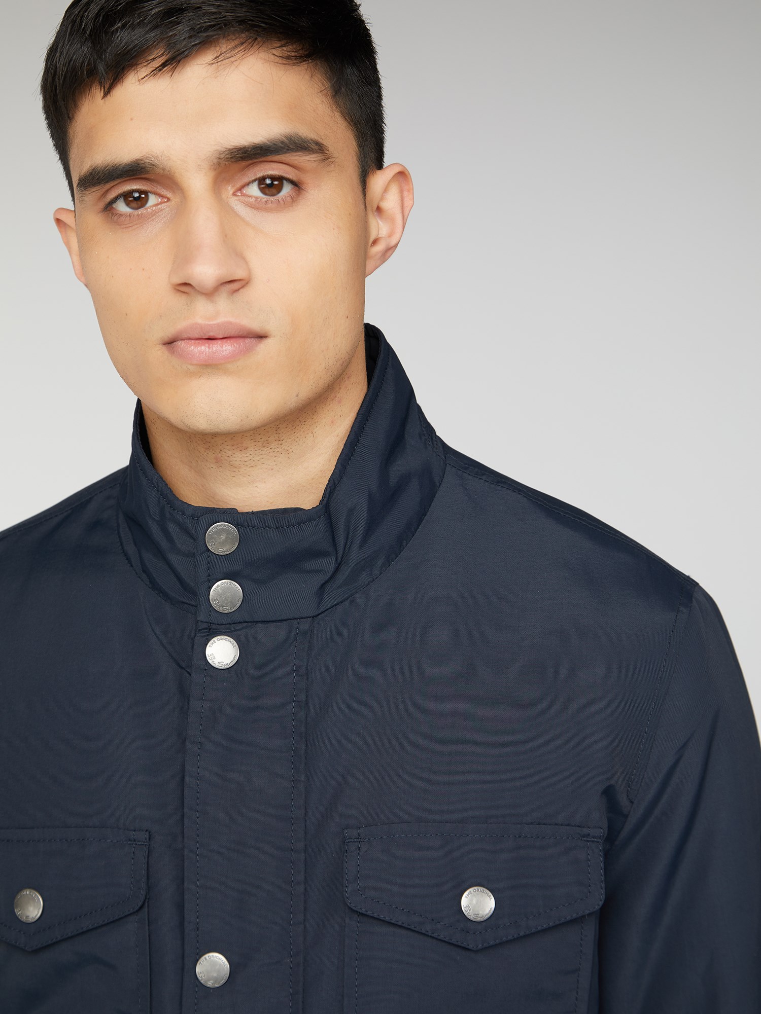 Men's Black Four Pocket Utility Jacket | Ben Sherman | Est 1963