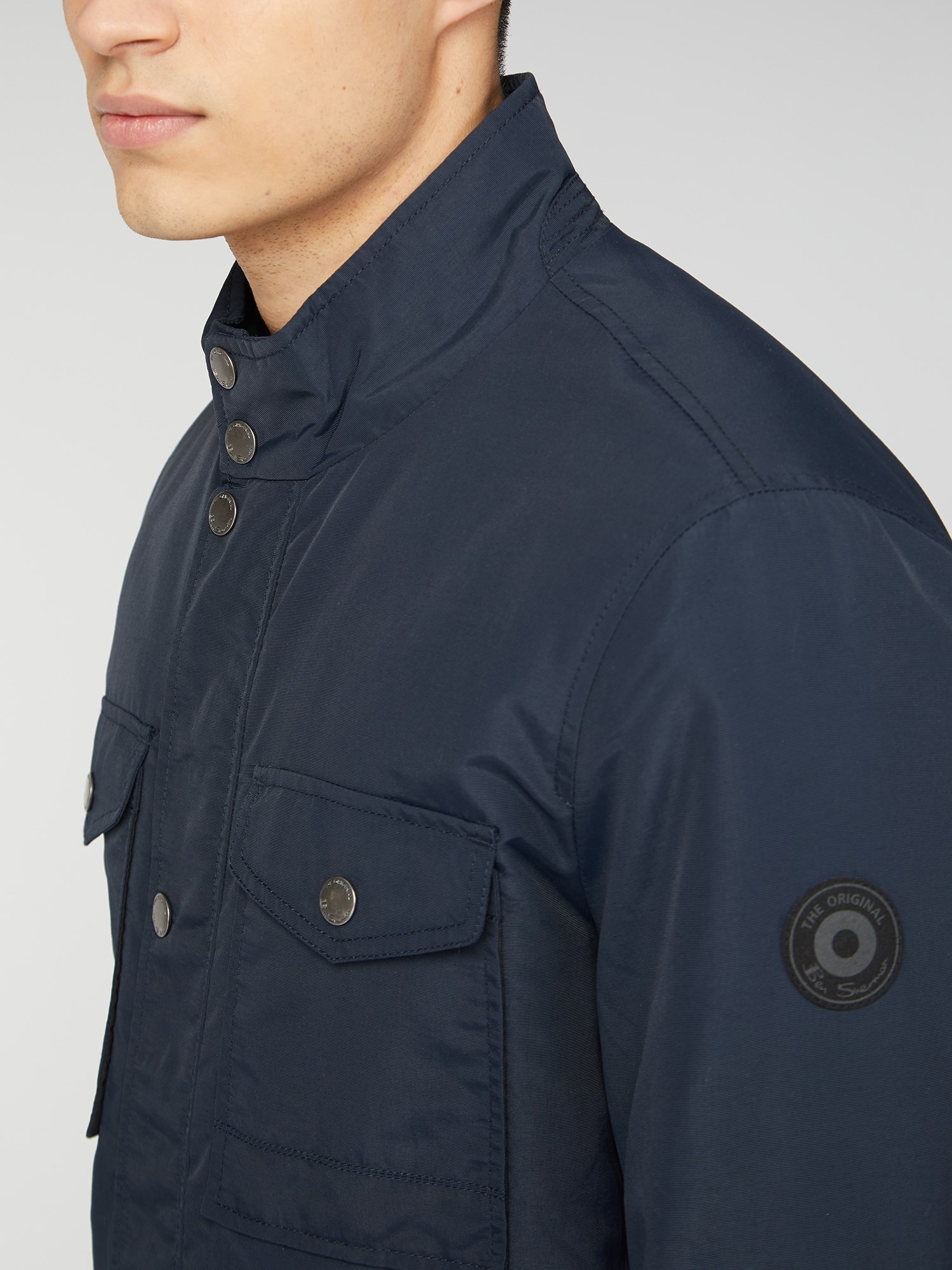 Men's Black Four Pocket Utility Jacket | Ben Sherman | Est 1963