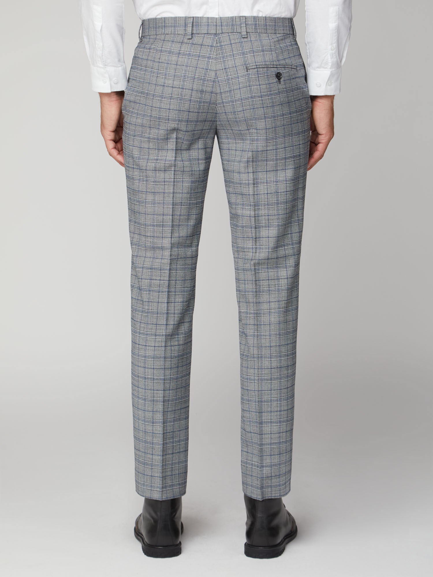 Glen plaid trousers sales mens