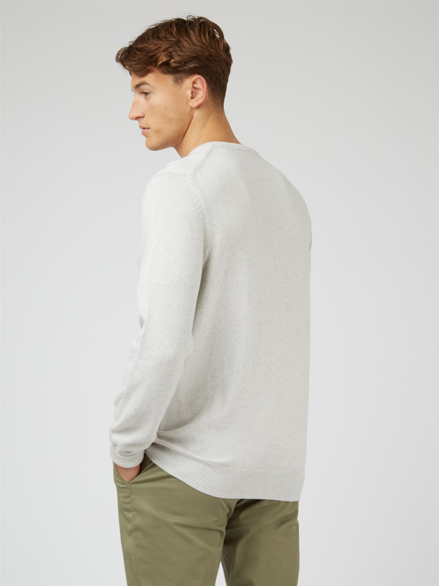 Signature Knitted Crew Neck - Ivory