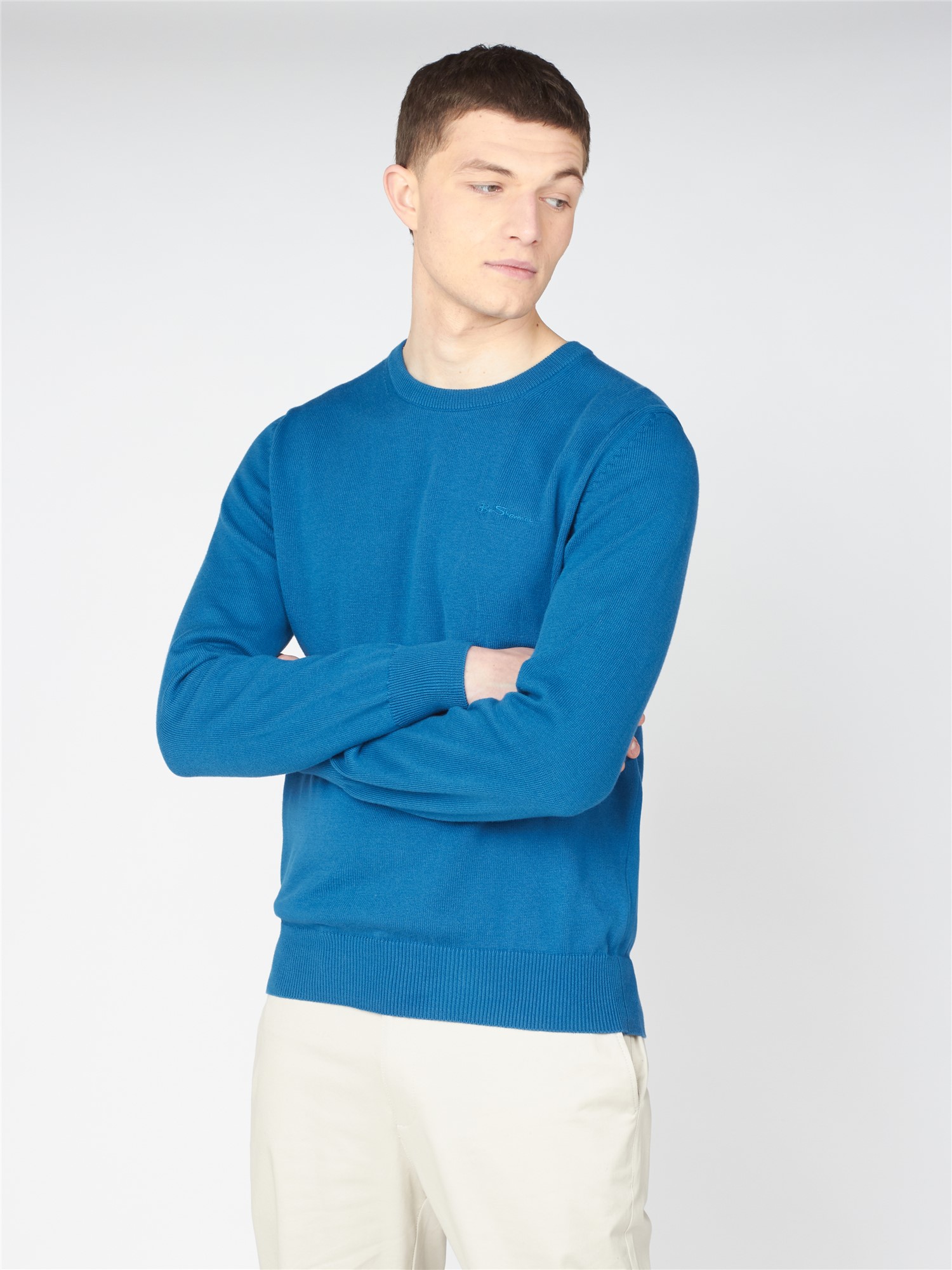 Signature Knitted Crew Neck Jumper 