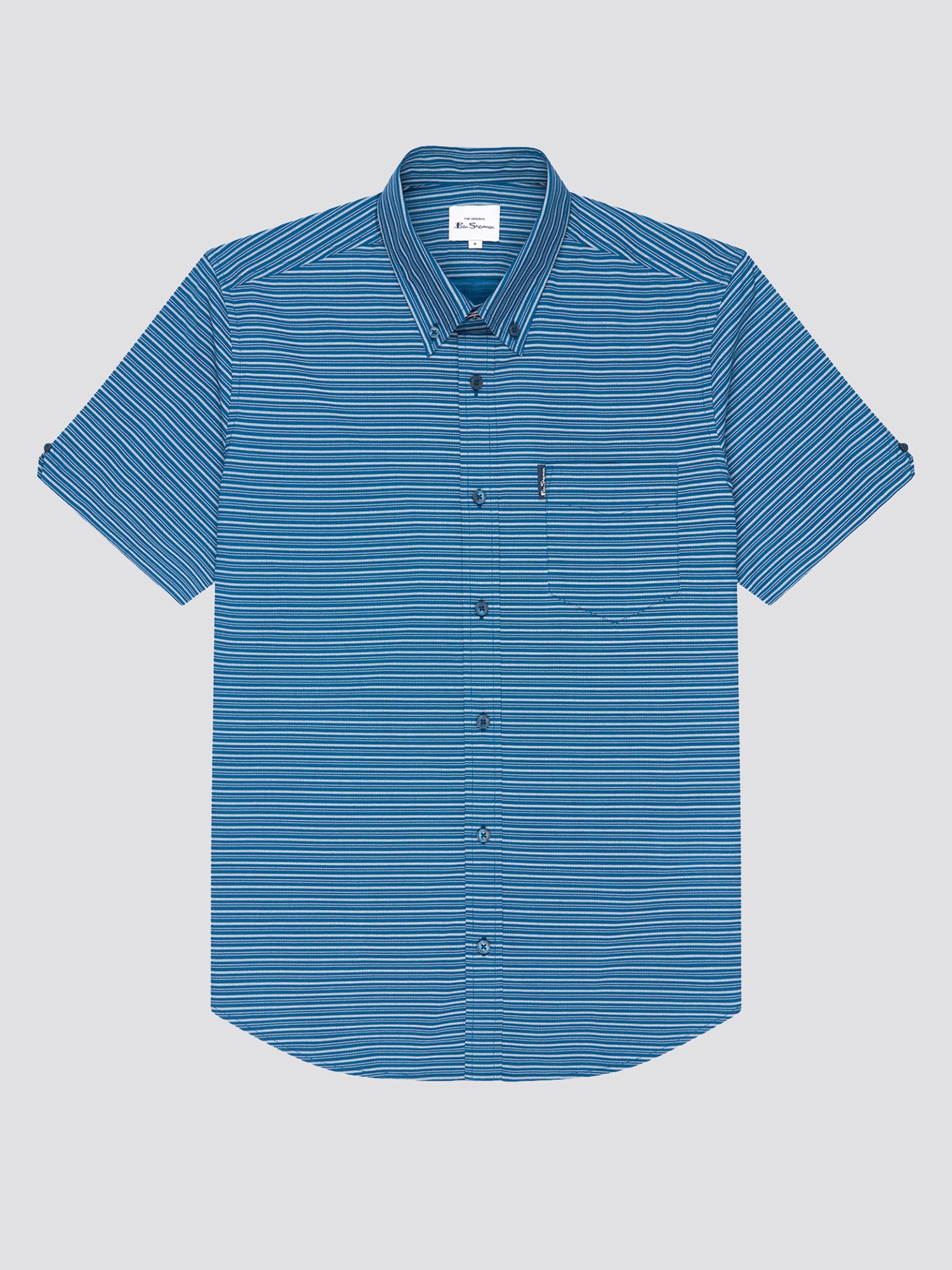 Men's Printed Dash Stripe Shirt | Ben Sherman