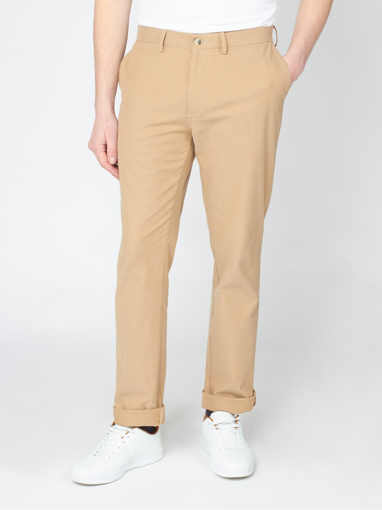 Men's Slim Fit Dobby Trouser | Ben Sherman