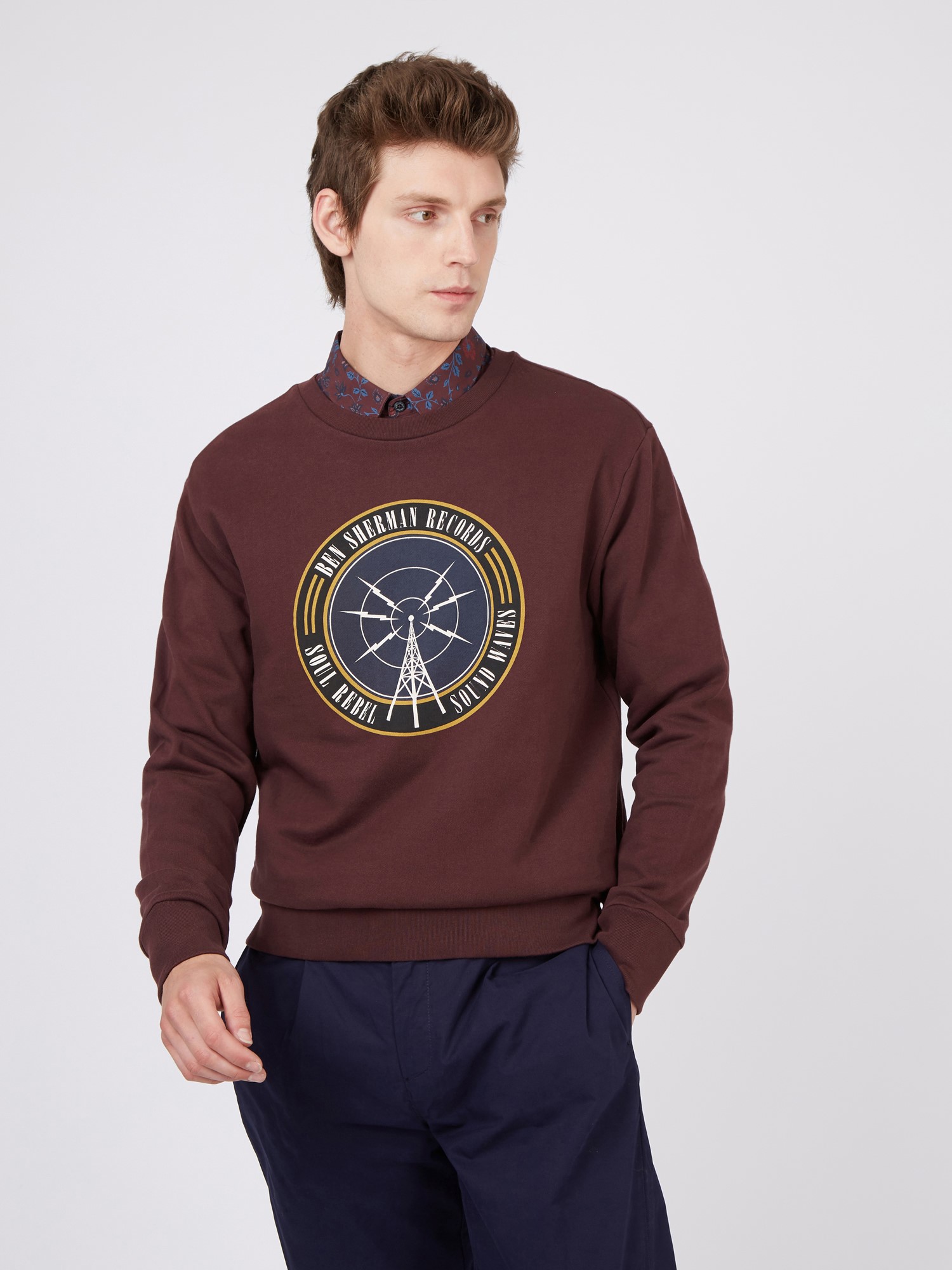 Tower Graphic Crew Neck Sweatshirt