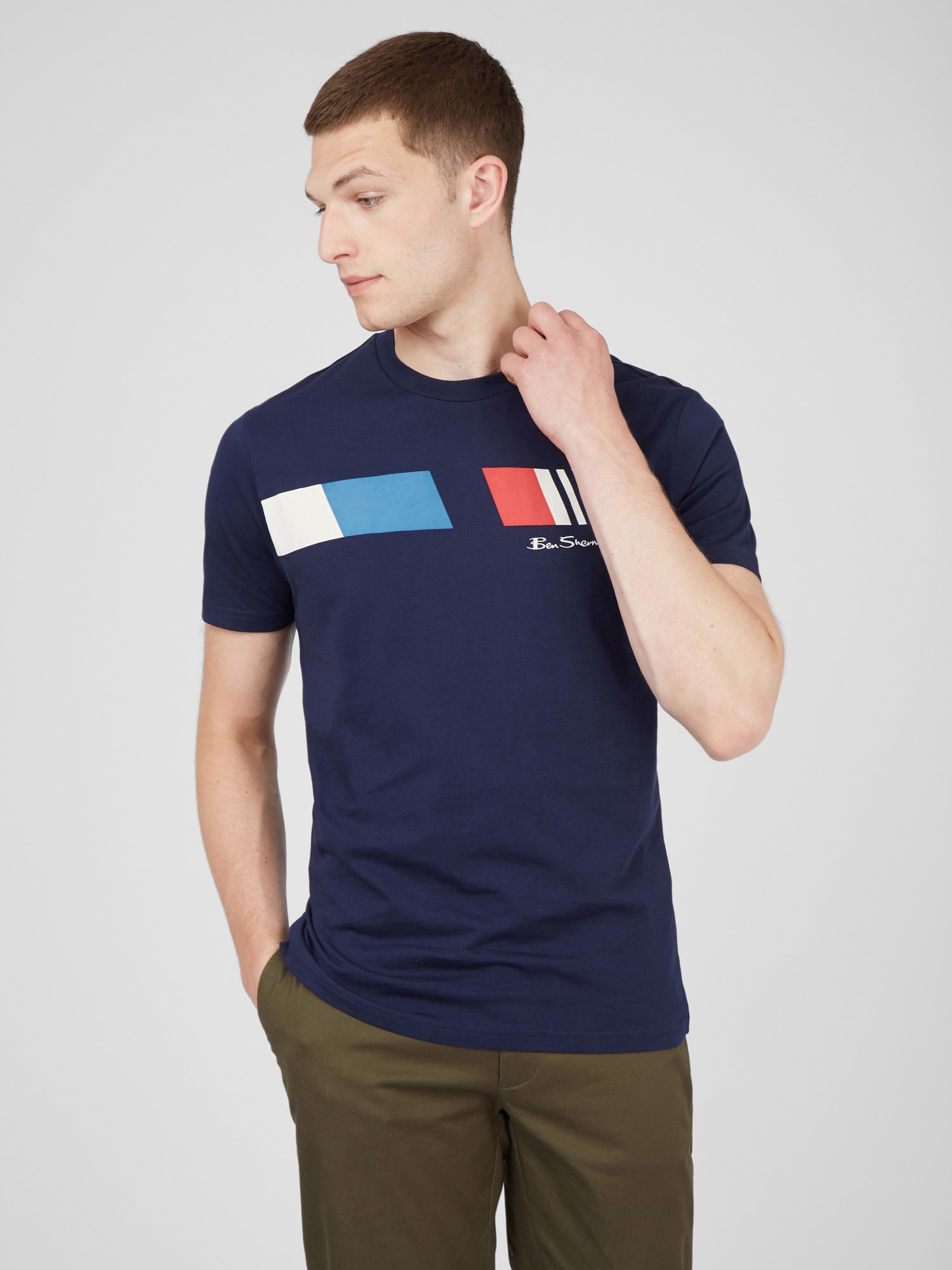 Retro Stripe T-Shirt - Marine