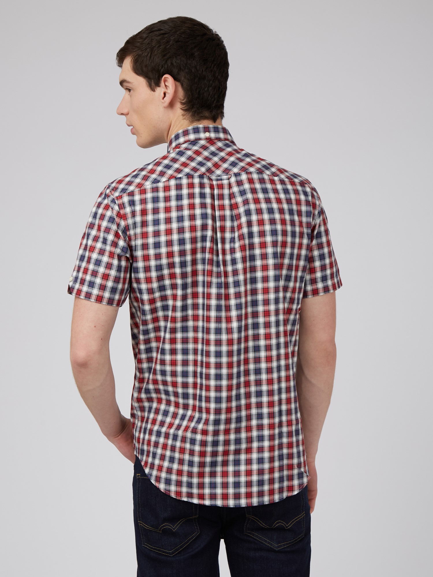 Short Sleeve Mod Check Shirt