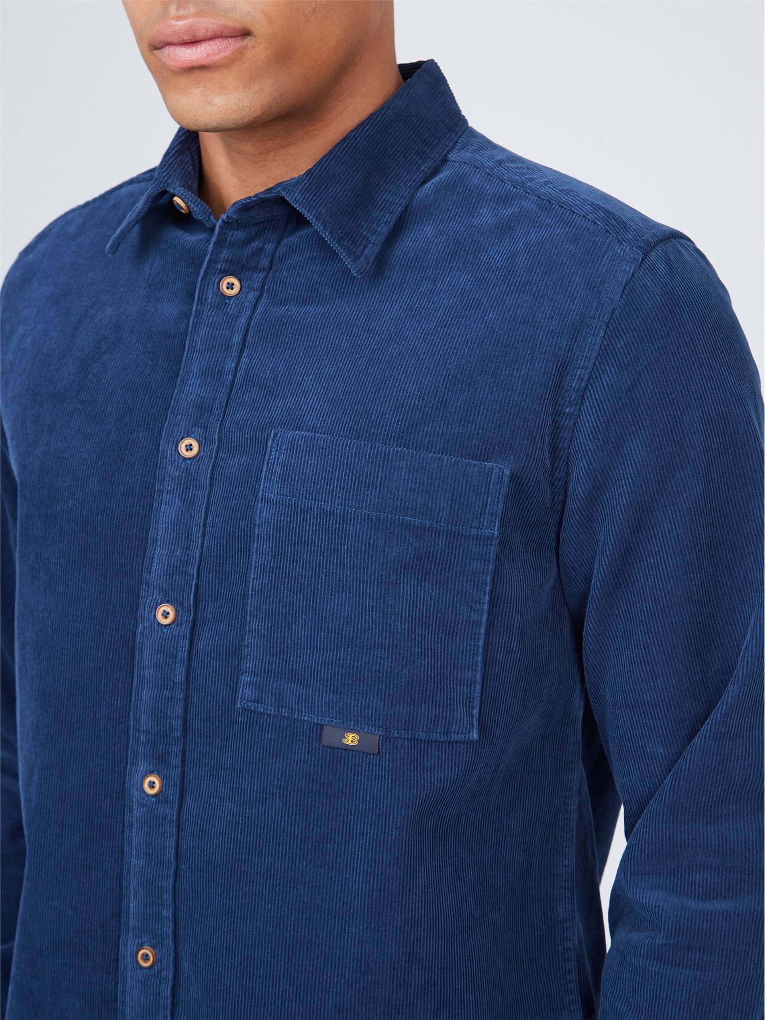 Corduroy Overshirt - Dark Blue