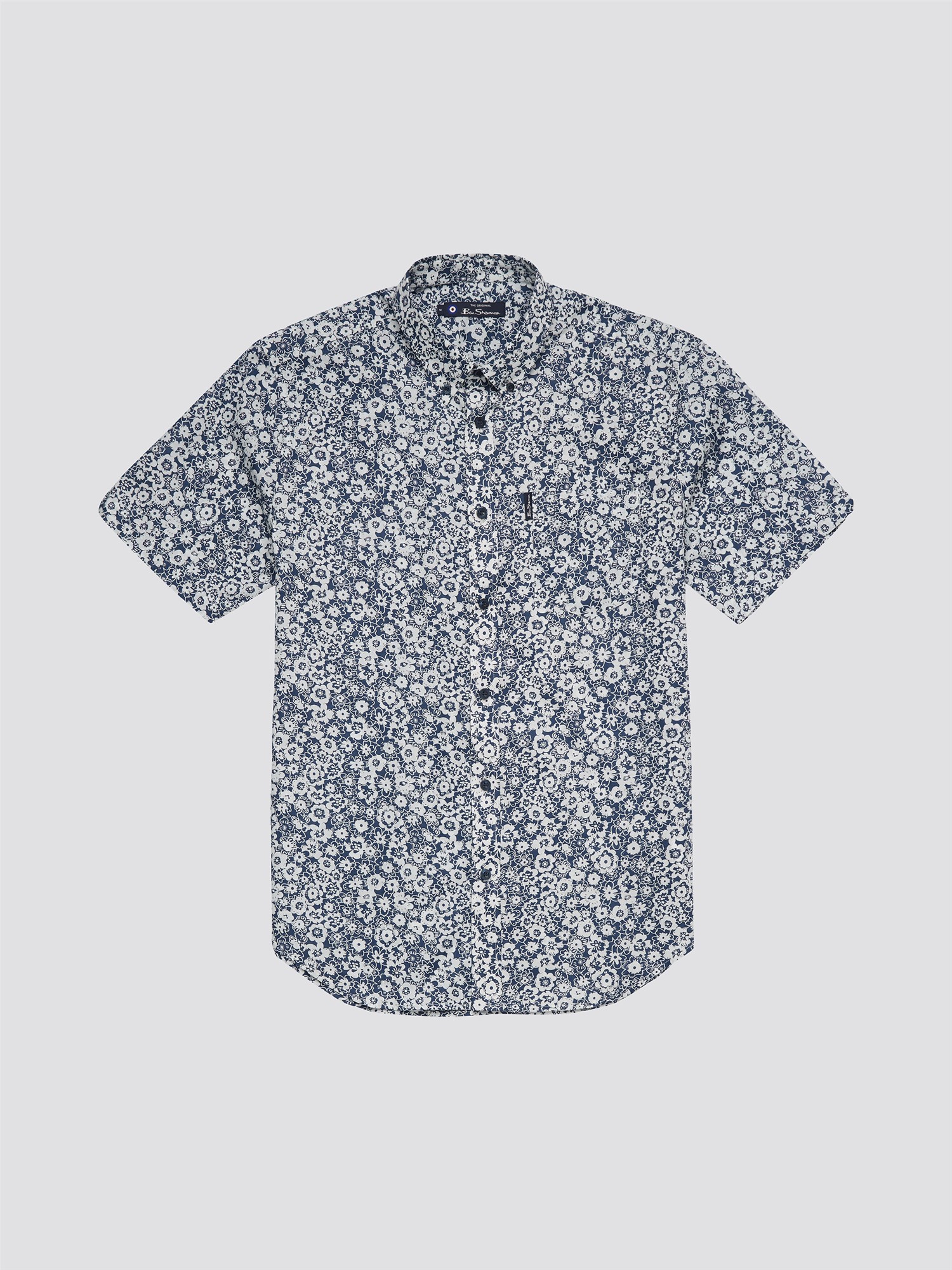 Short Sleeve Floral Print Shirt