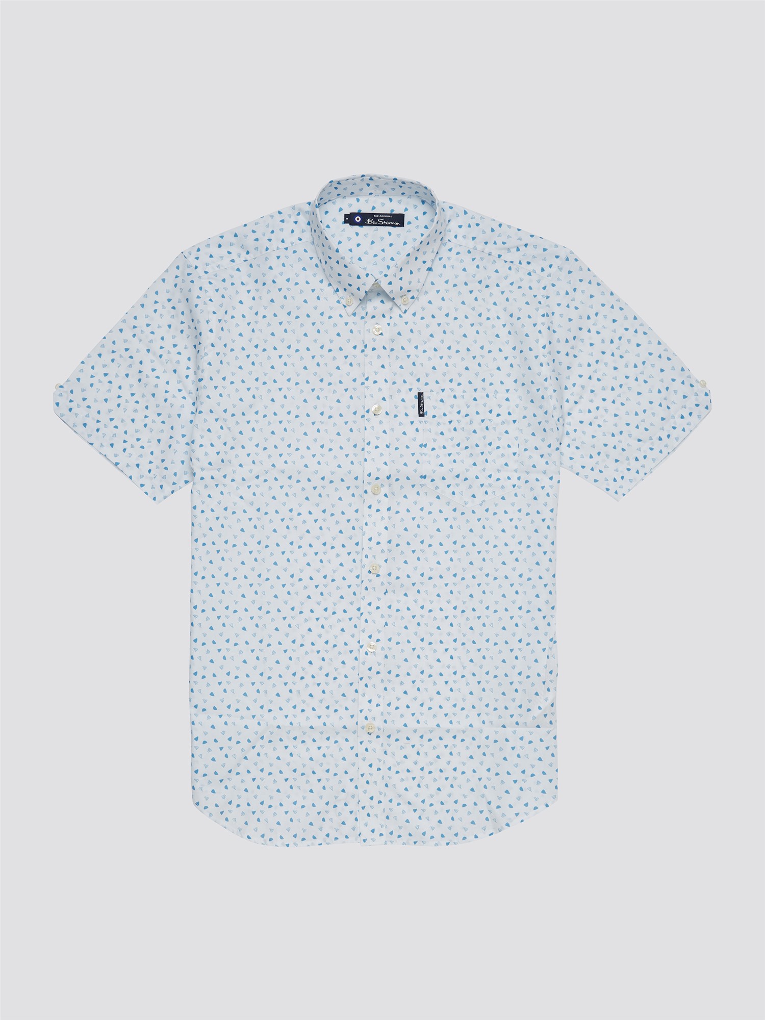 Short Sleeve Micro Print Shirt