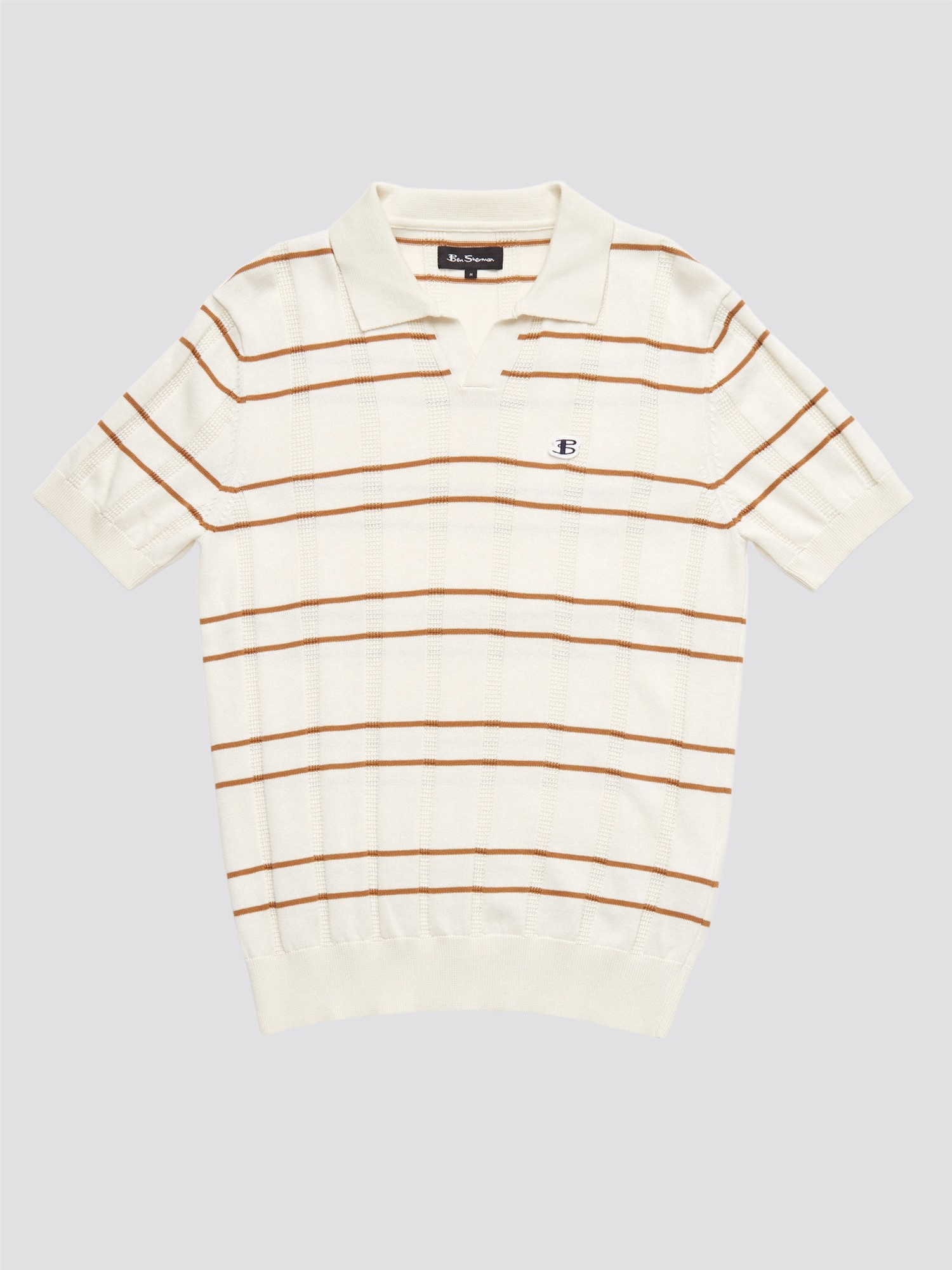 Open Neck Polo - Ivory