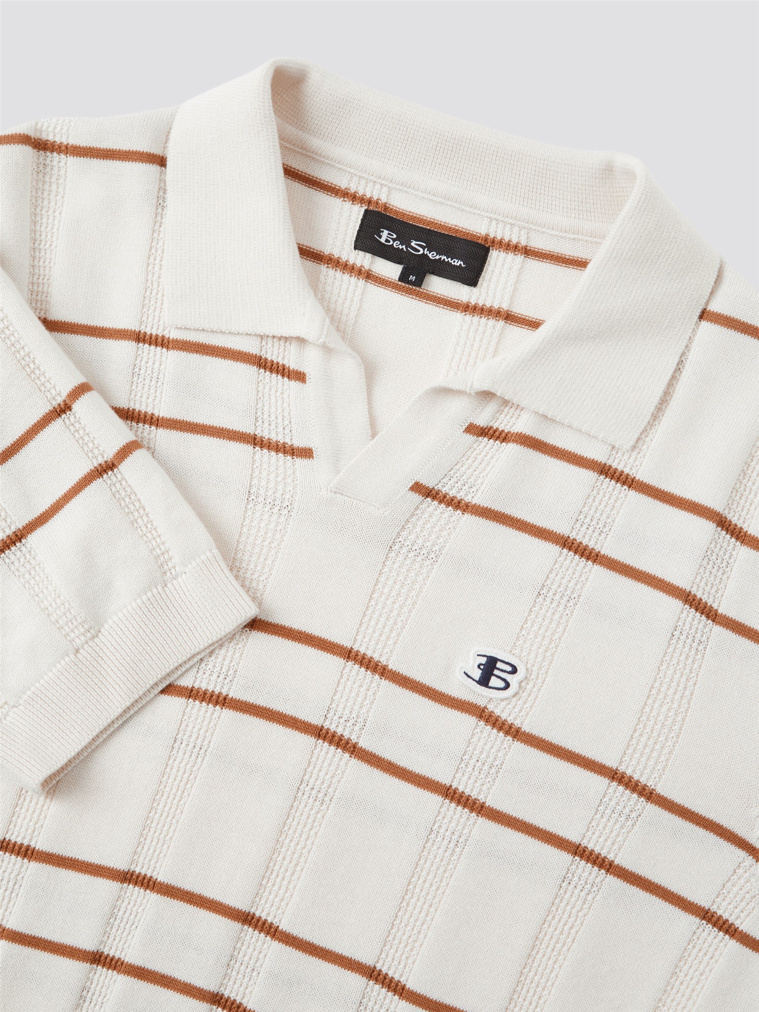 Open Neck Polo - Ivory