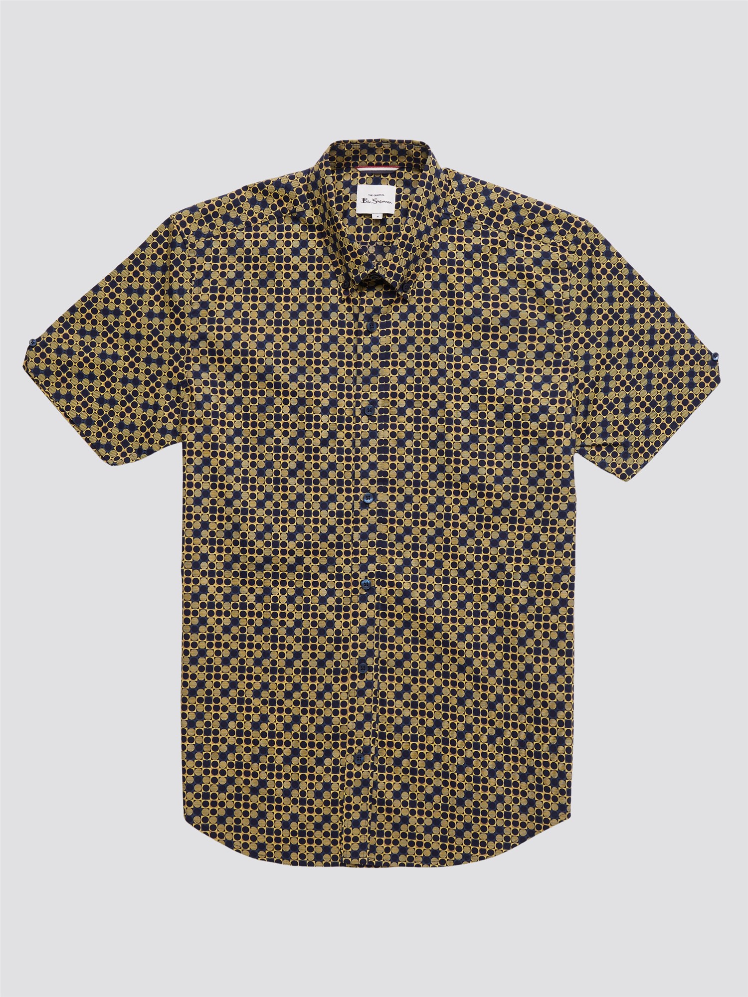 Geo Print Shirt - Lemon