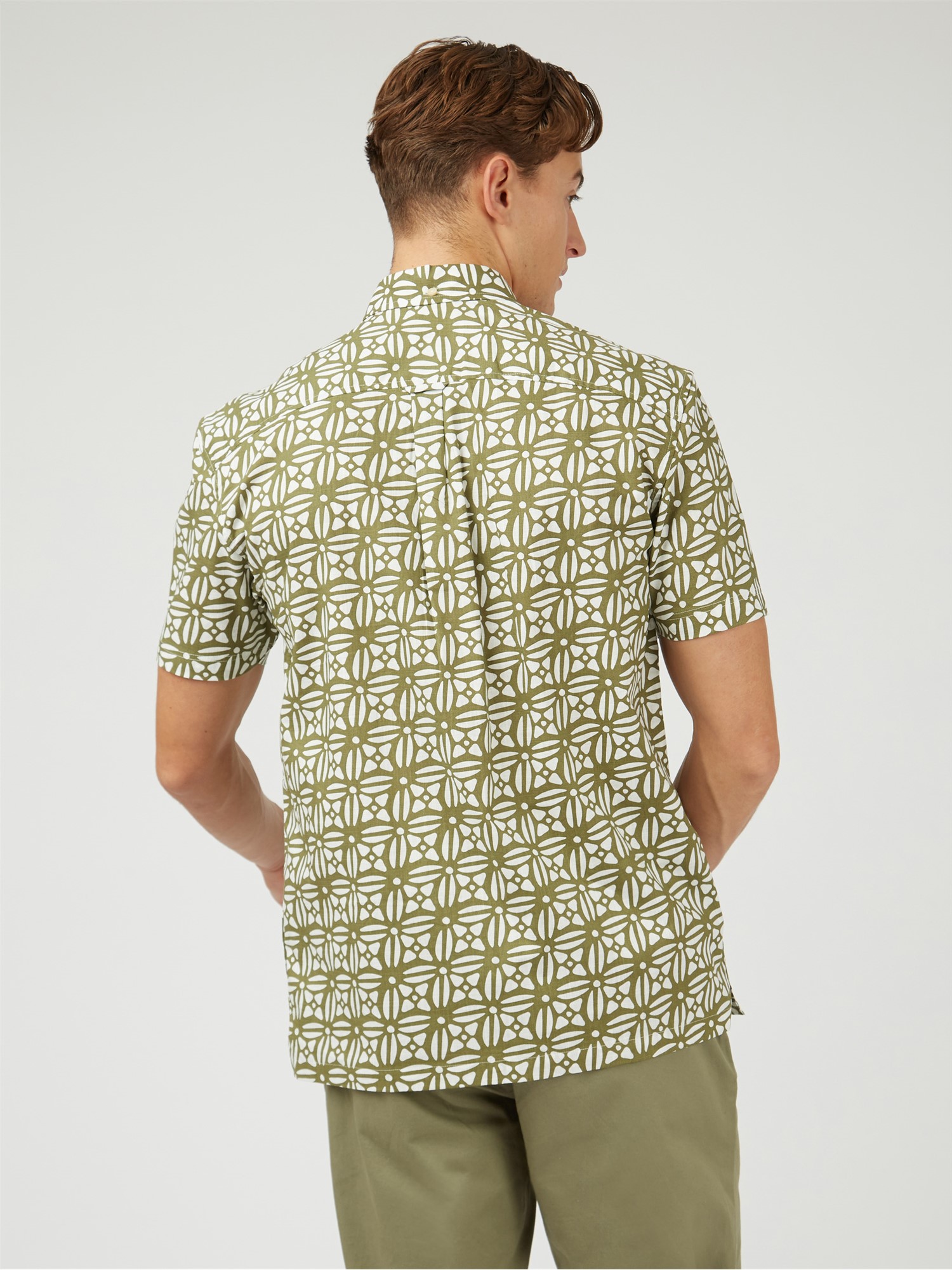 Geo Block Print Shirt