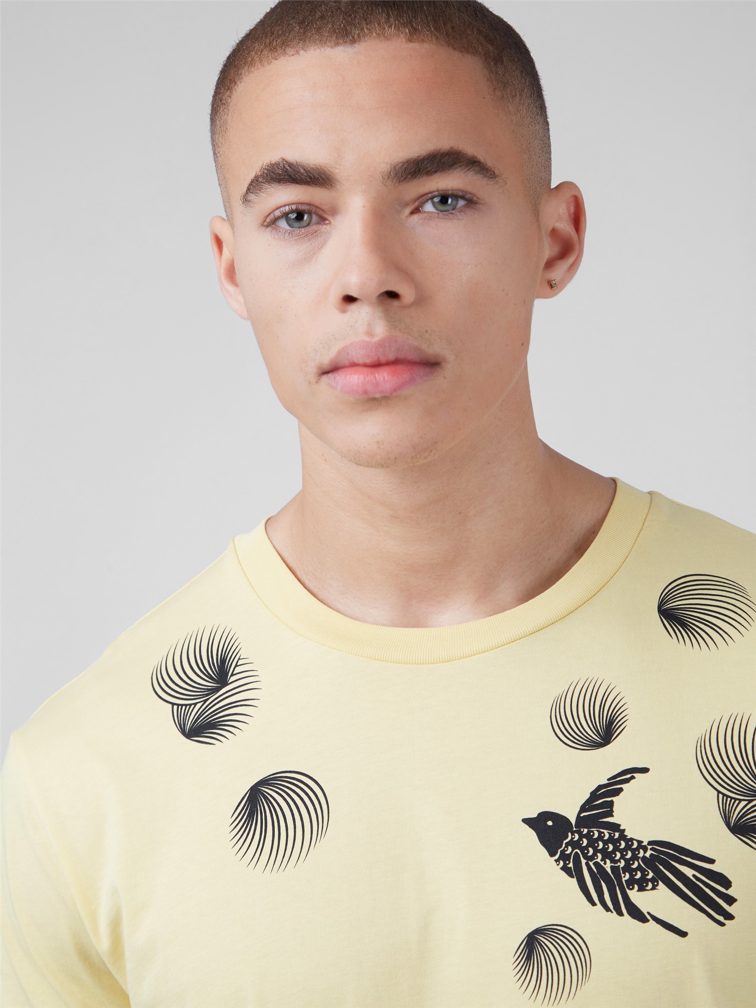 Geo Bird T-Shirt - Lemon