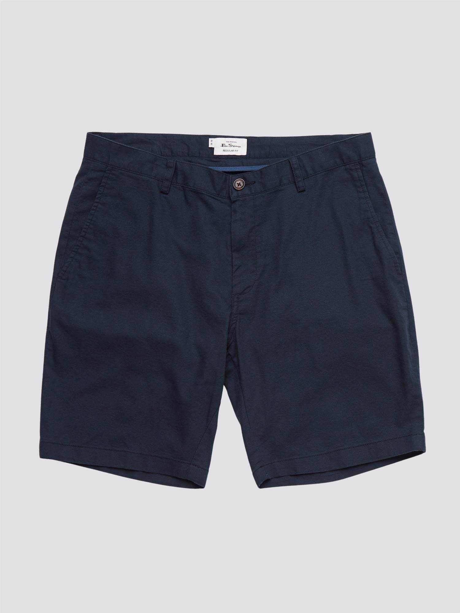 Cotton Linen Short - Midnight
