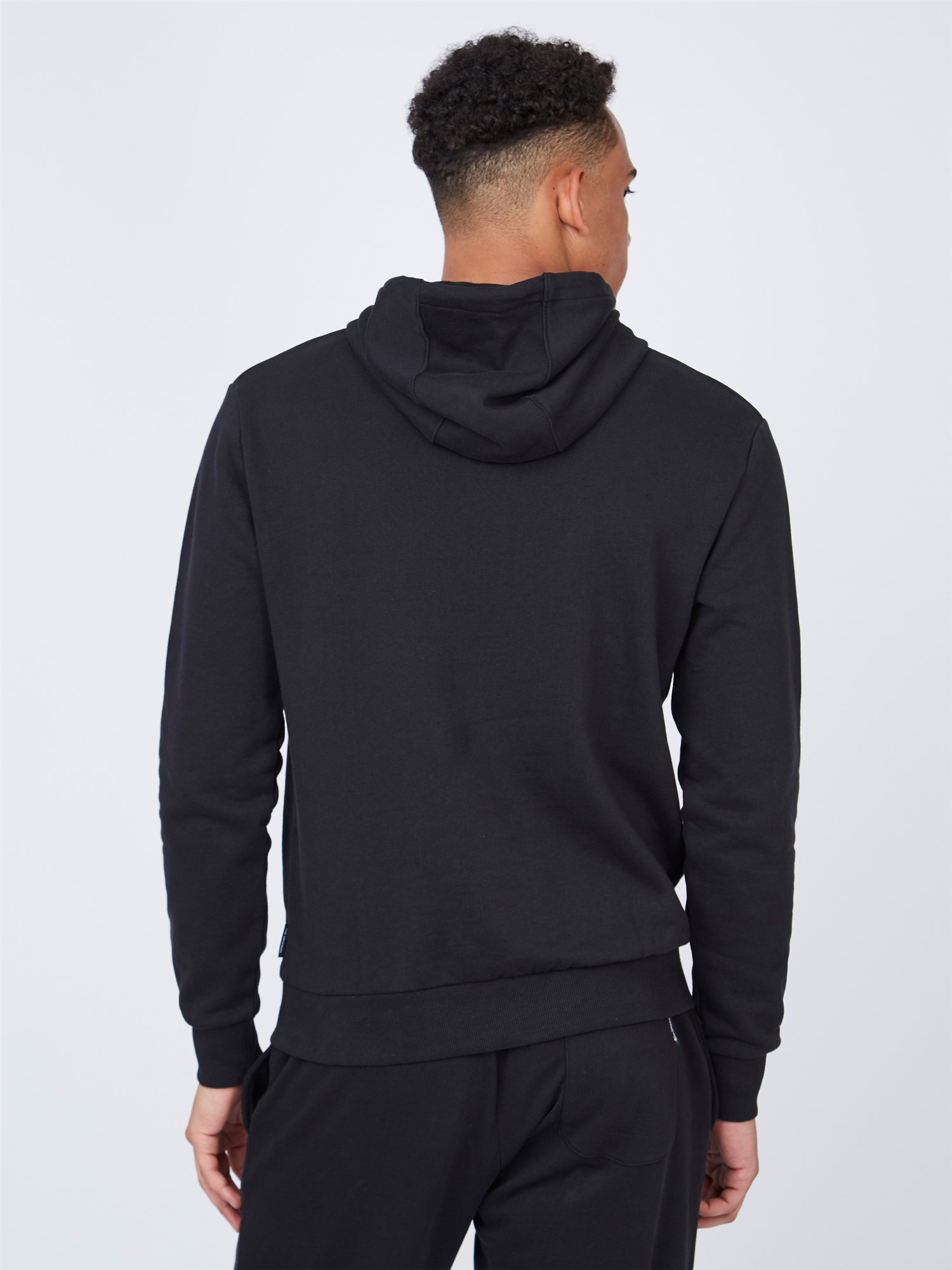 Ben Sherman Large Logo Flocked Hoodie | Ben Sherman