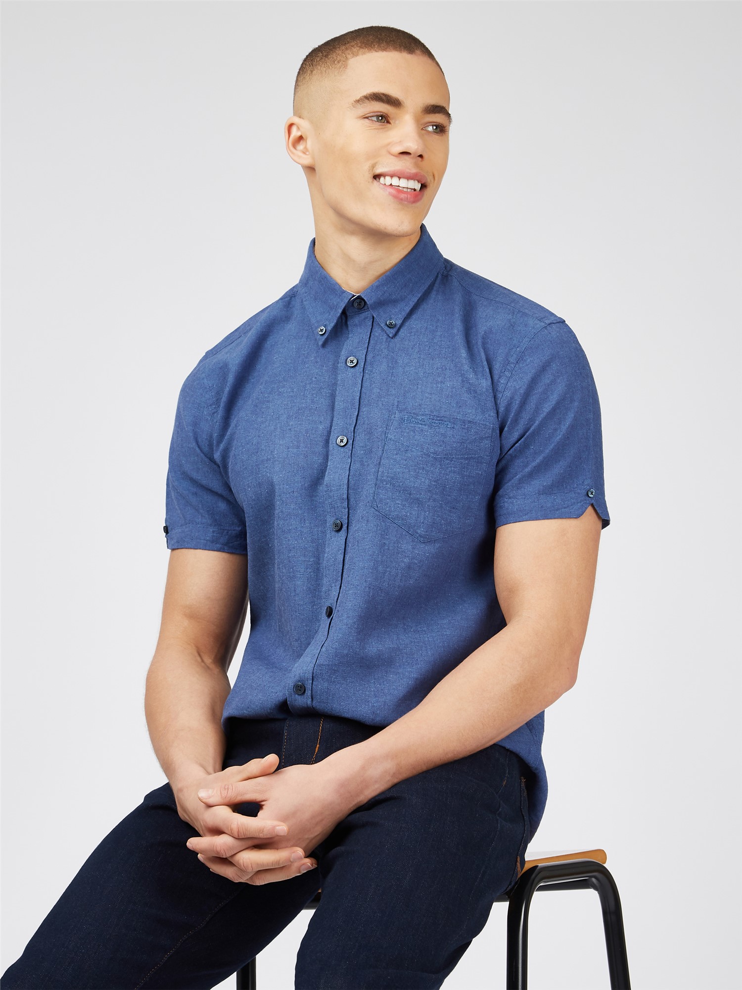 Linen Shirt - Denim