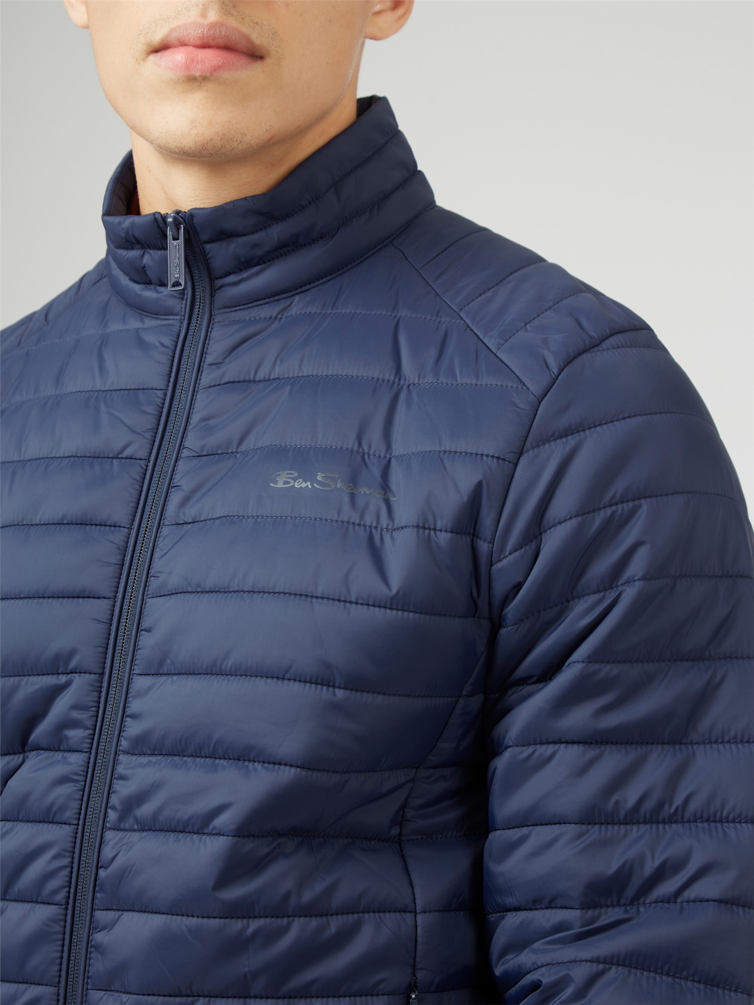 Ben sherman mens on sale quilted lightweight jacket