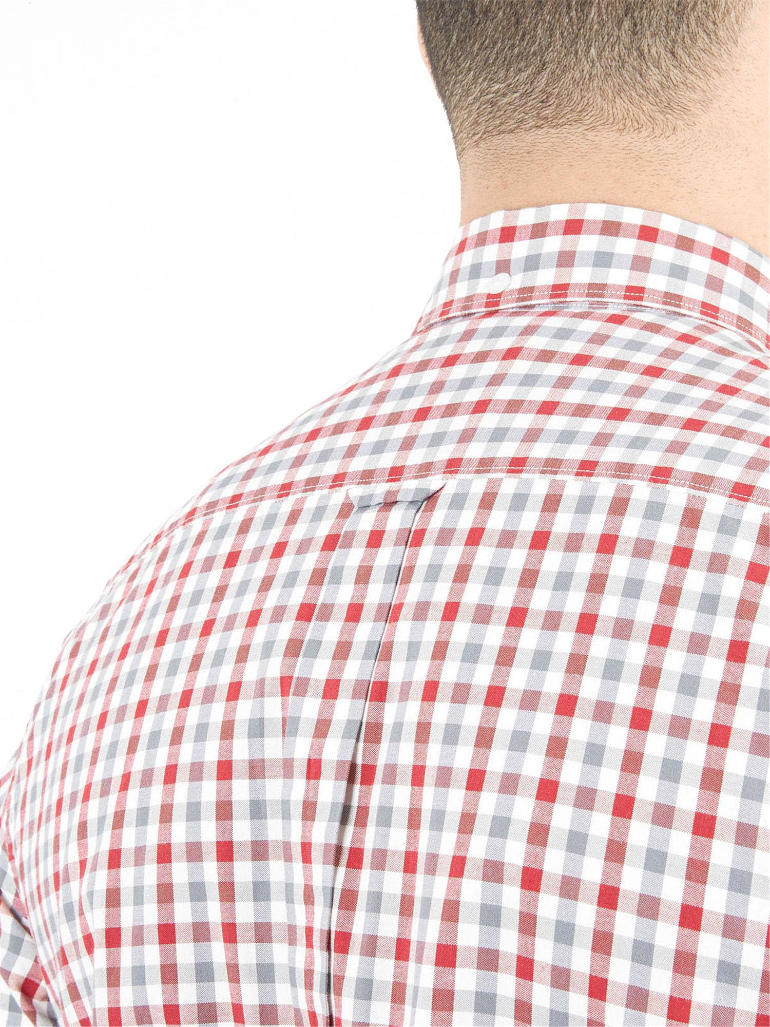 House Gingham Check Long Sleeve shirt coloured In Off white