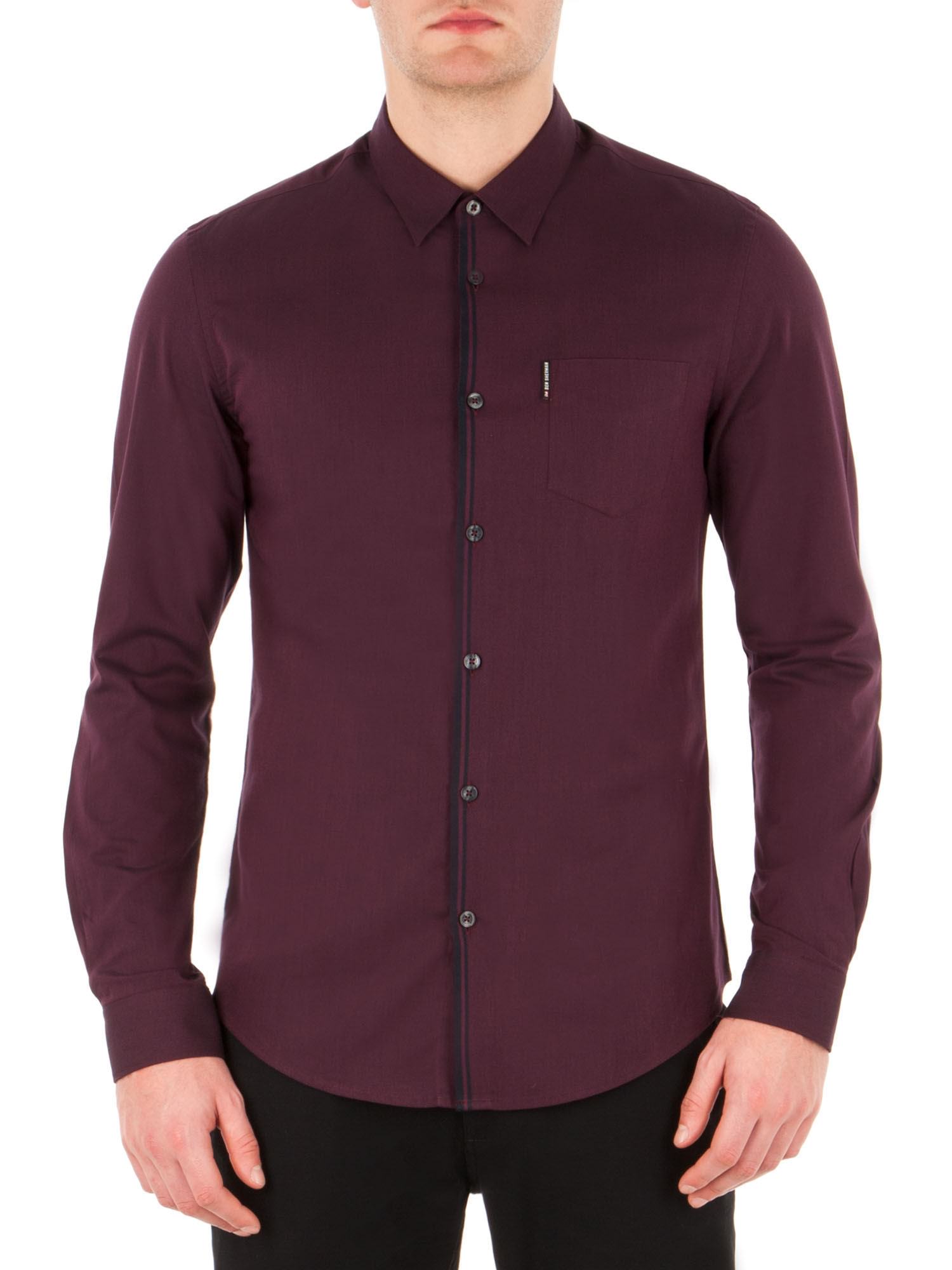 Ls Tonic Tipped Shirt Ben Sherman