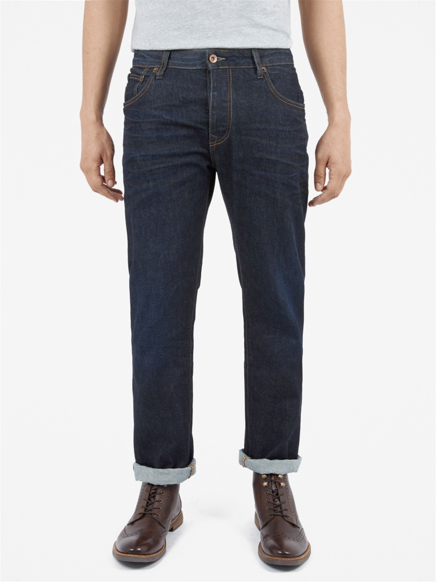 Straight Leg Dry Rub Jeans | Ben Sherman