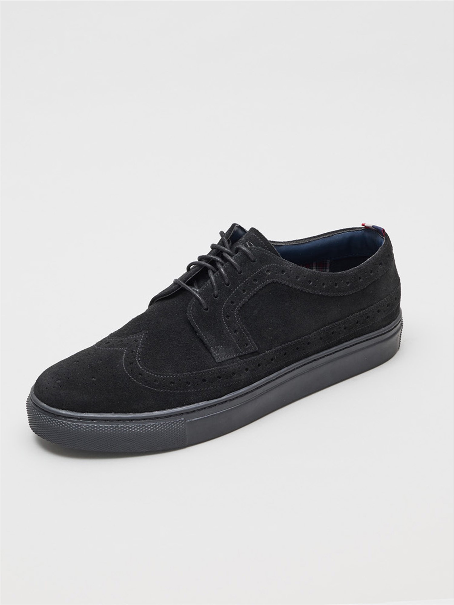 Black Suede Preston Shoe