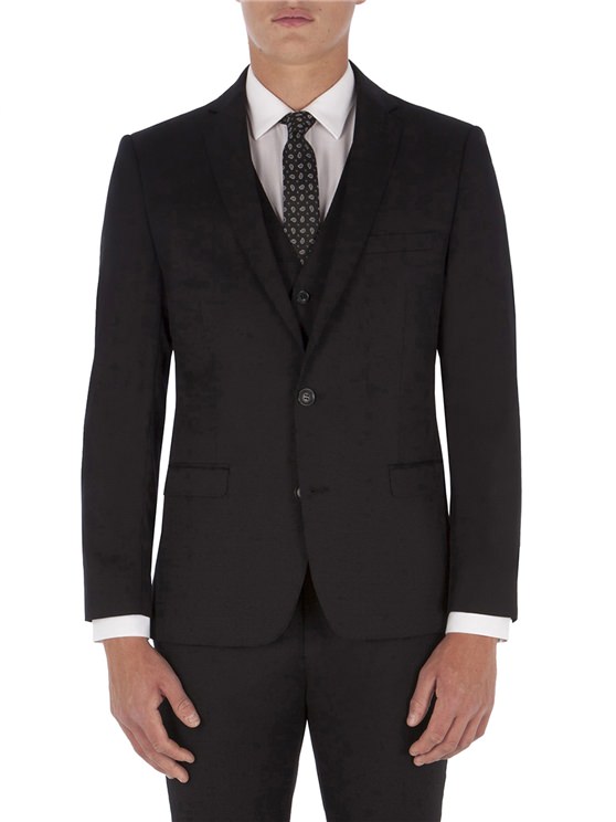 Jet Black Twill Camden Fit Jacket