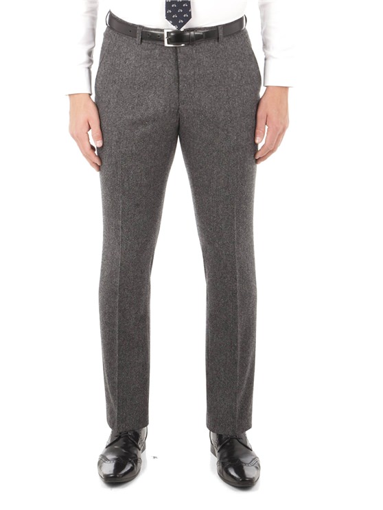 Smoked Pearl British Tweed Camden Trouser