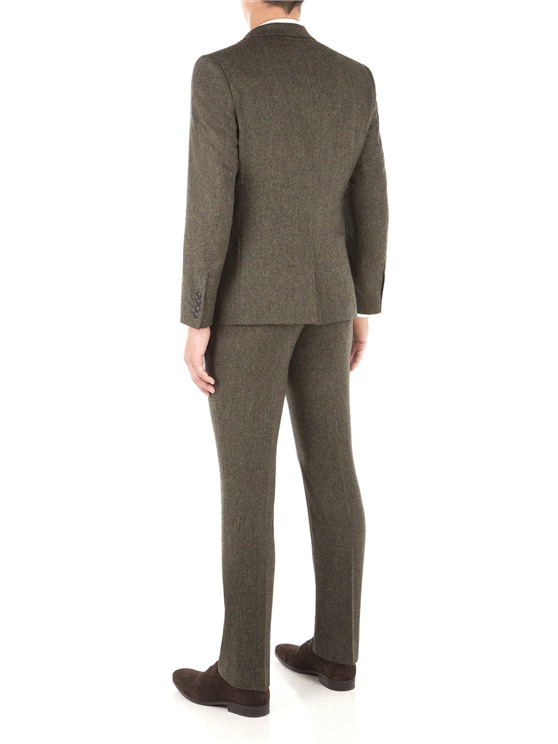 Rifle Green Birtish Tweed Camden Fit Jacket